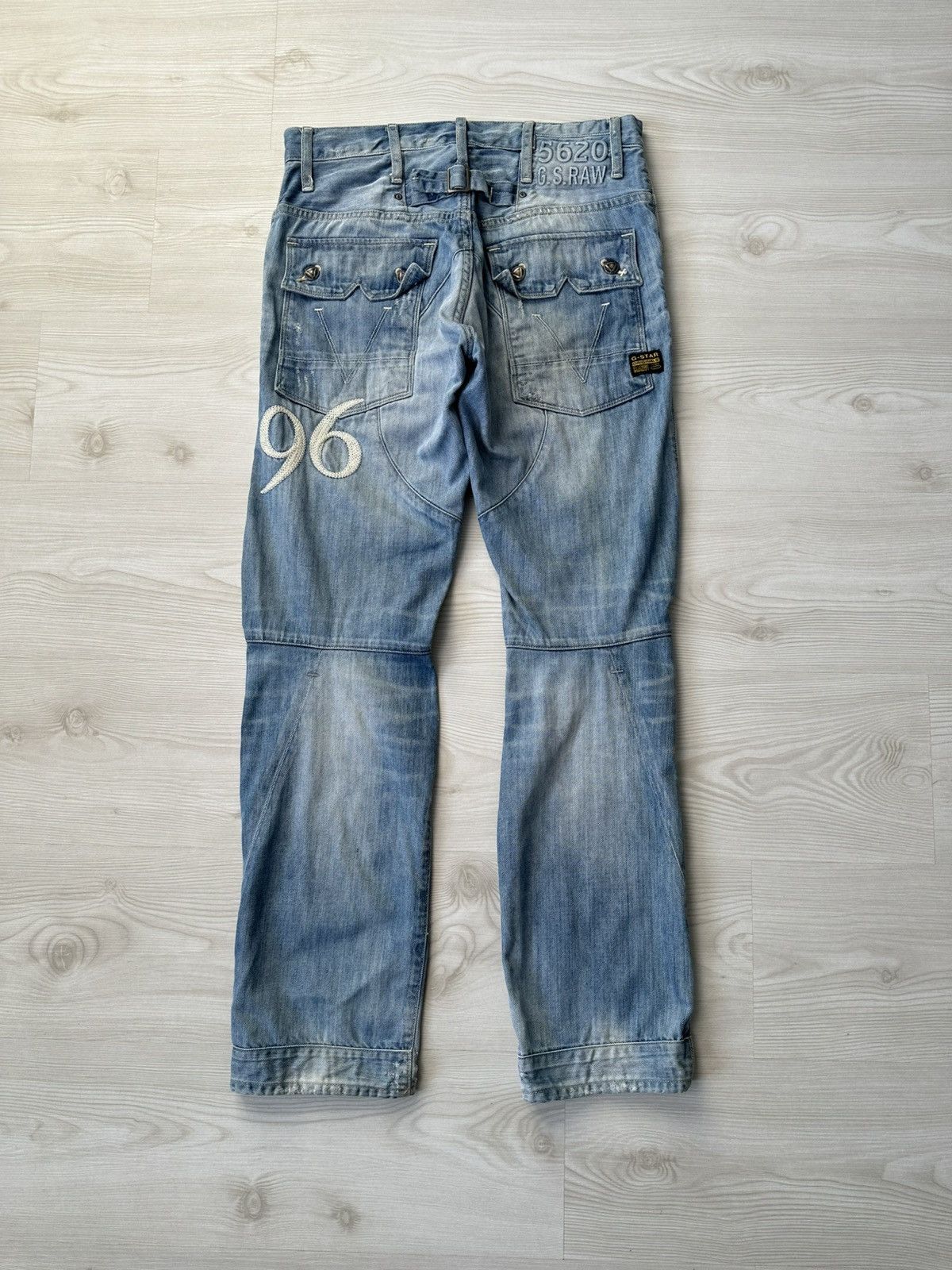 G-Star × If Six Was Nine × Vintage Vintage Y2k G Star Raw 96 Baggy Jeans Size US 30 / EU 46 - 3 Thumbnail