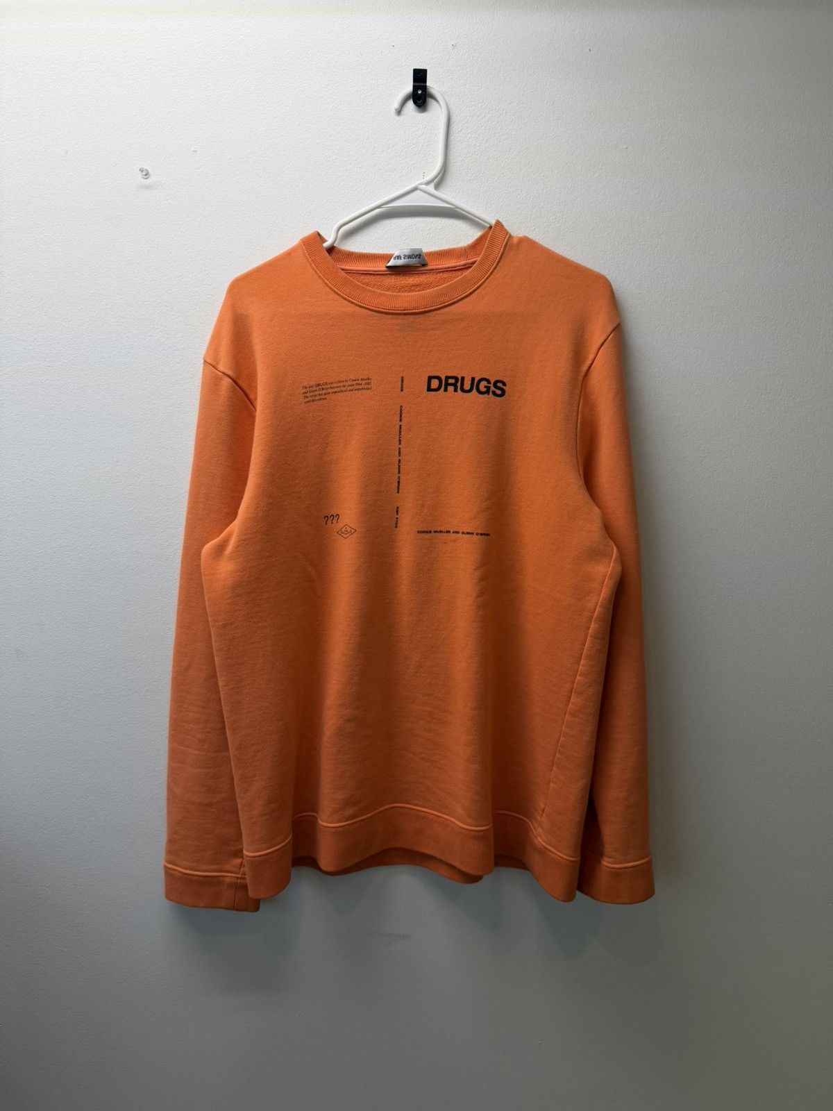 Raf Simons Raf simons drugs crewneck fw Size US M / EU 48-50 / 2 - 1 Thumbnail