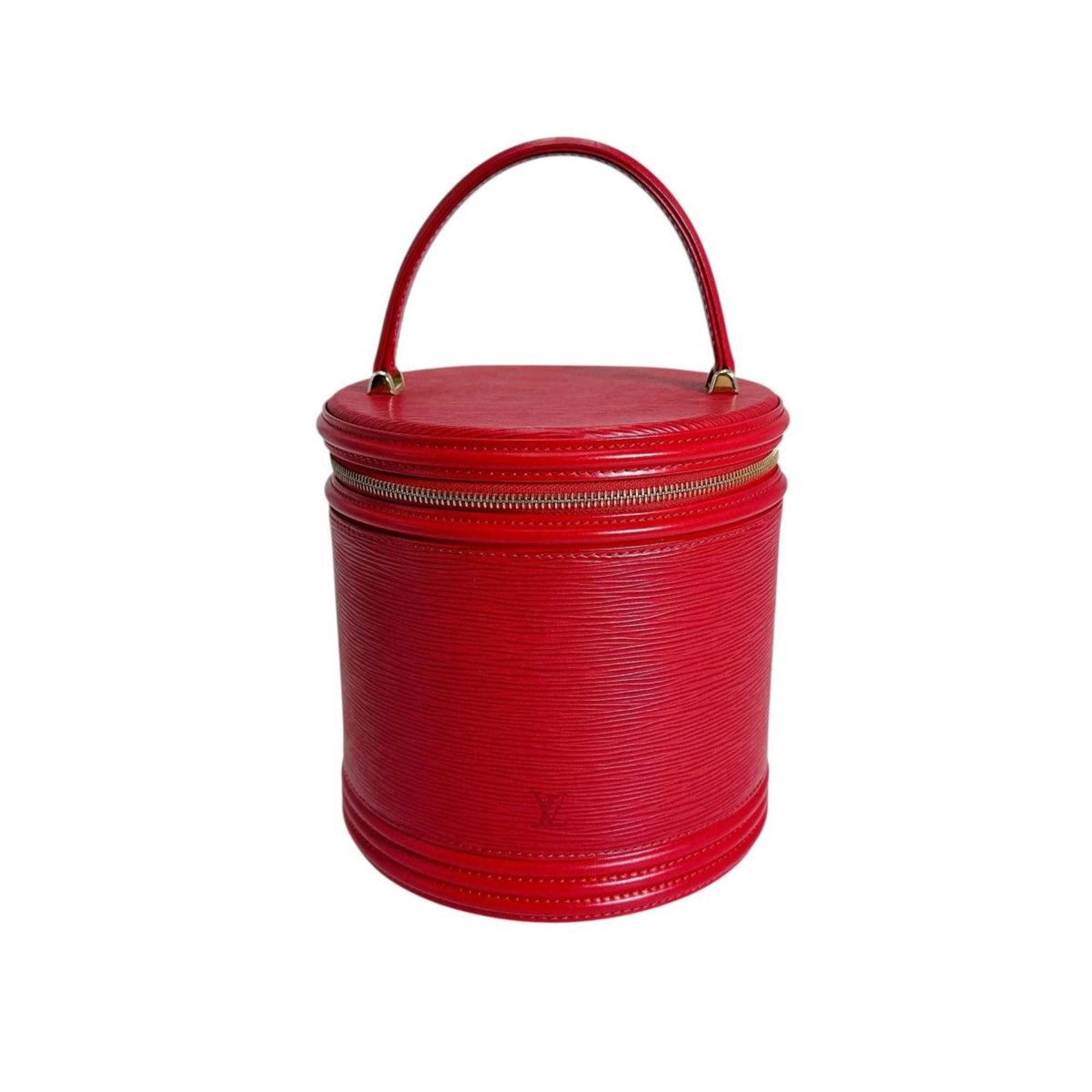 Louis Vuitton Louis Vuitton Epi Cannes Handbag, M48037, Castellian Red Size ONE SIZE - 1 Thumbnail