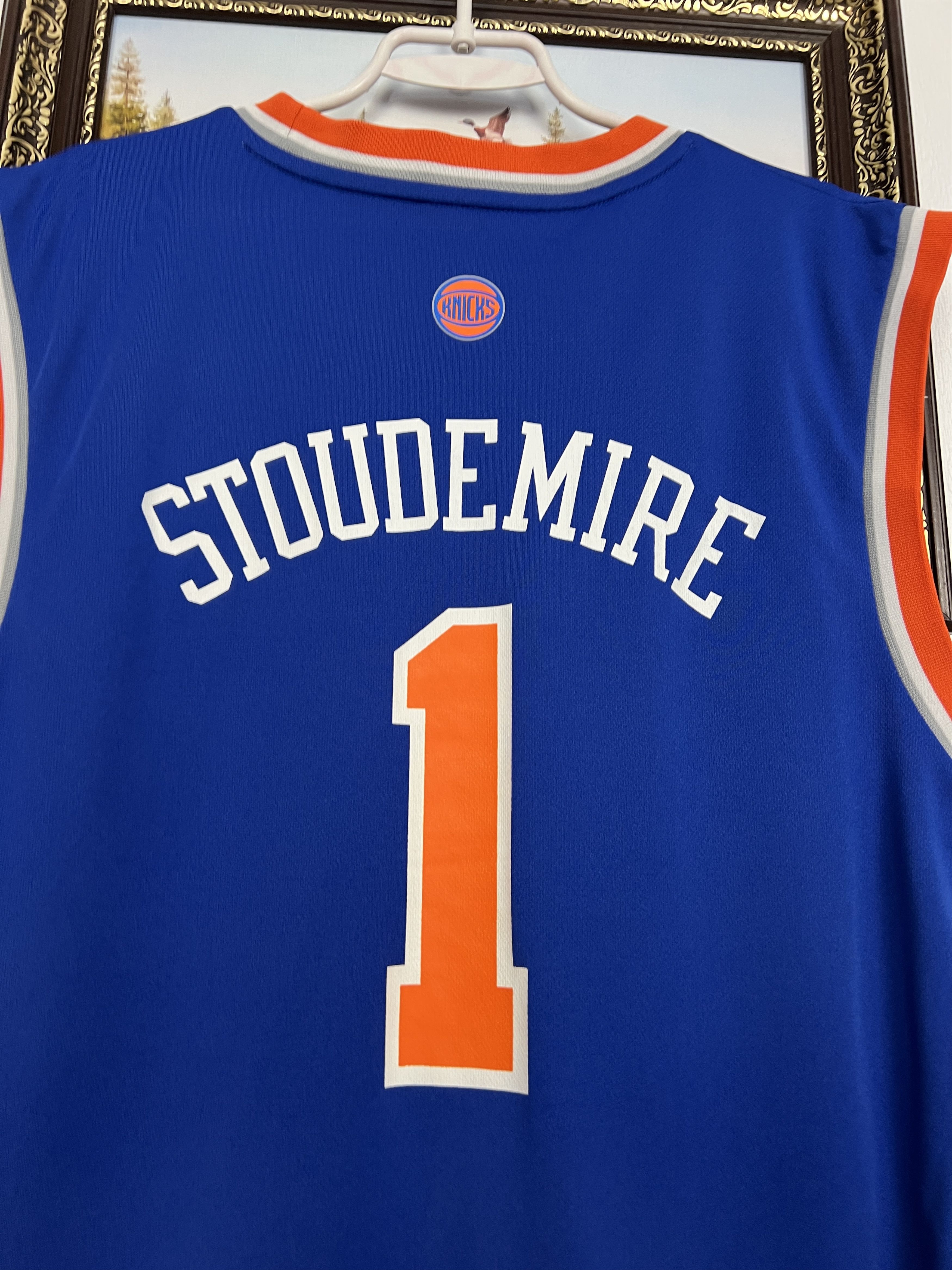 Adidas Adidas New York Knicks NBA Jersey #1 Stoudemire Shirt Rare Size US M / EU 48-50 / 2 - 9 Thumbnail