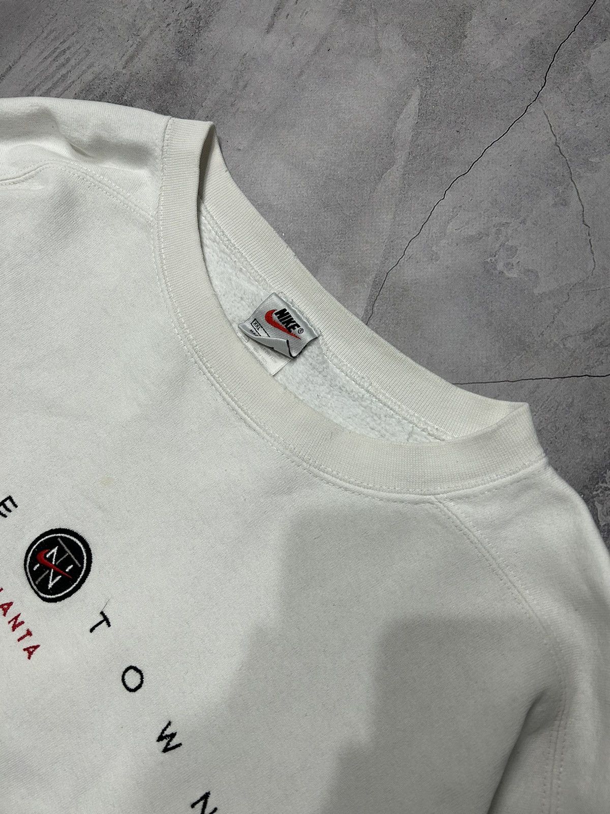 Nike × Vintage Nike vintage Sweatshirt Town County big logo Size US XL / EU 56 / 4 - 11 Thumbnail