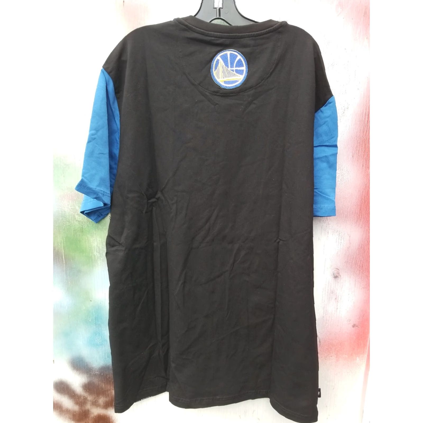 Pro Standard VINTAGE Pro Standard Golden State Taped Shoulders Shirt Men L Blue 100% Polyester NBA Team Shirt Mens Regular Fit Size US L / EU 52-54 / 3 - 5 Thumbnail