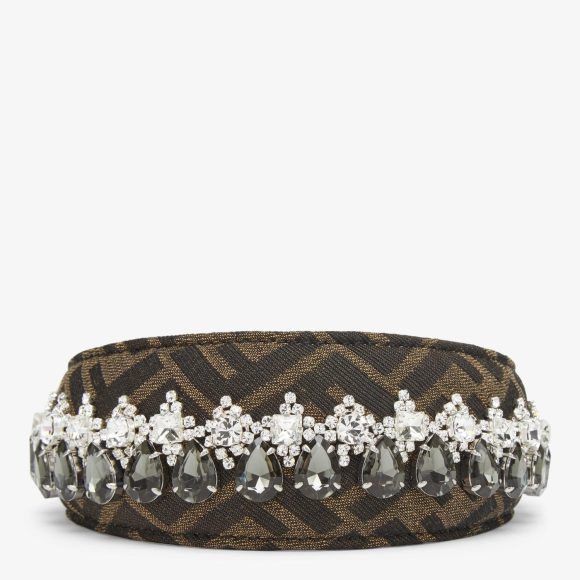 Fendi o1s1wg111224 Size: OS / Hair Band in Brown Size ONE SIZE - 2 Thumbnail