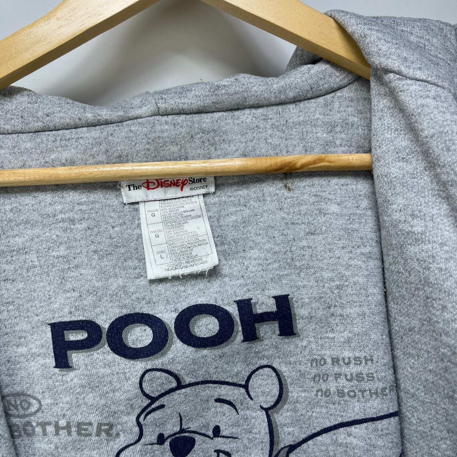 Disney × Vintage Vintage 90s Disney Winnie the Pooh Jacket PLogo Hoodie Large Size US L / EU 52-54 / 3 - 13 Thumbnail