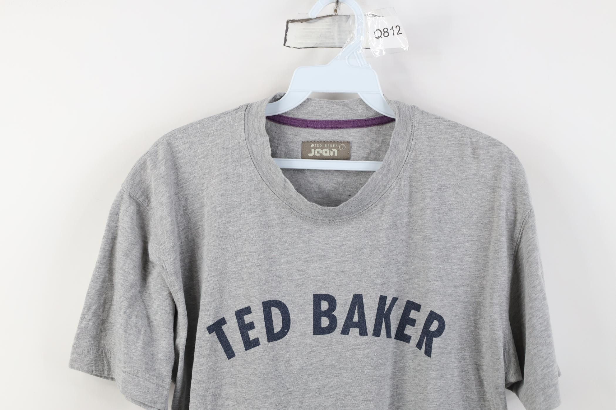 Vintage Vintage Y2K Ted Baker Spell Out Block Letter T-Shirt Gray Size US M / EU 48-50 / 2 - 2 Thumbnail