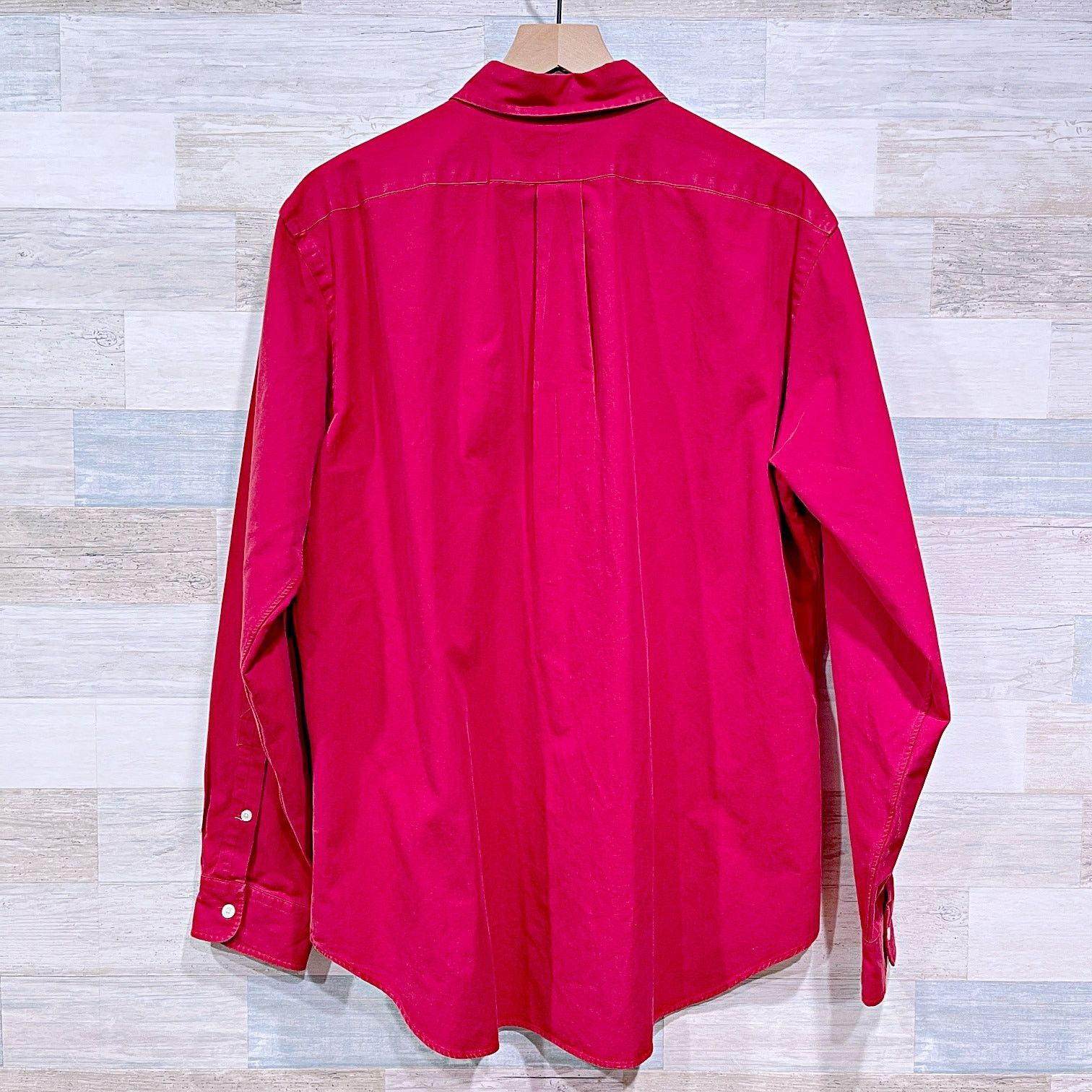 Ralph Lauren Ralph Lauren Cotton Silk Classic Fit Shirt Red Mens Large Size US L / EU 52-54 / 3 - 3 Thumbnail
