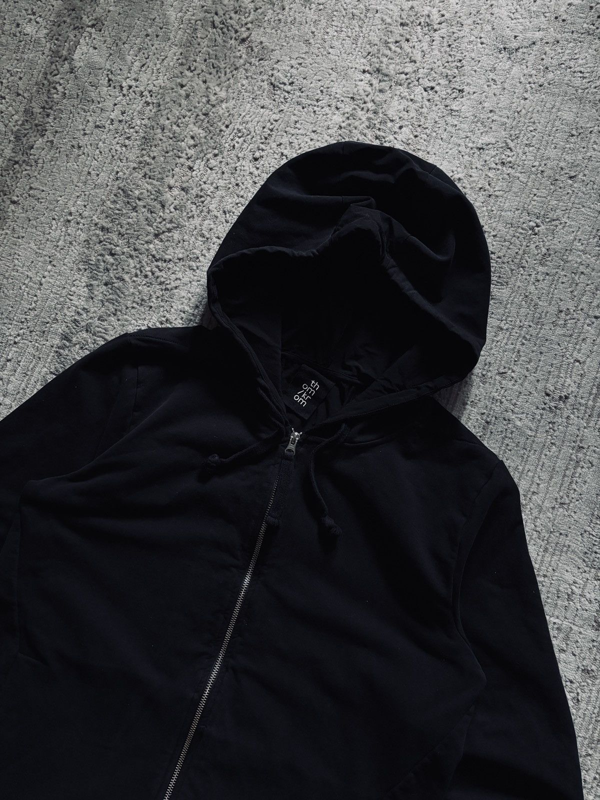 Thom Krom Thom Krom Asymemetric Avant-garde black zip up hoodie Size US L / EU 52-54 / 3 - 3 Thumbnail