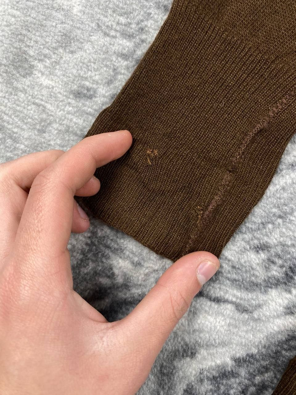 Loro Piana Loro Piana Knit V Neck Wool Lana Sweater Men Size 50 Brown Size US M / EU 48-50 / 2 - 9 Thumbnail