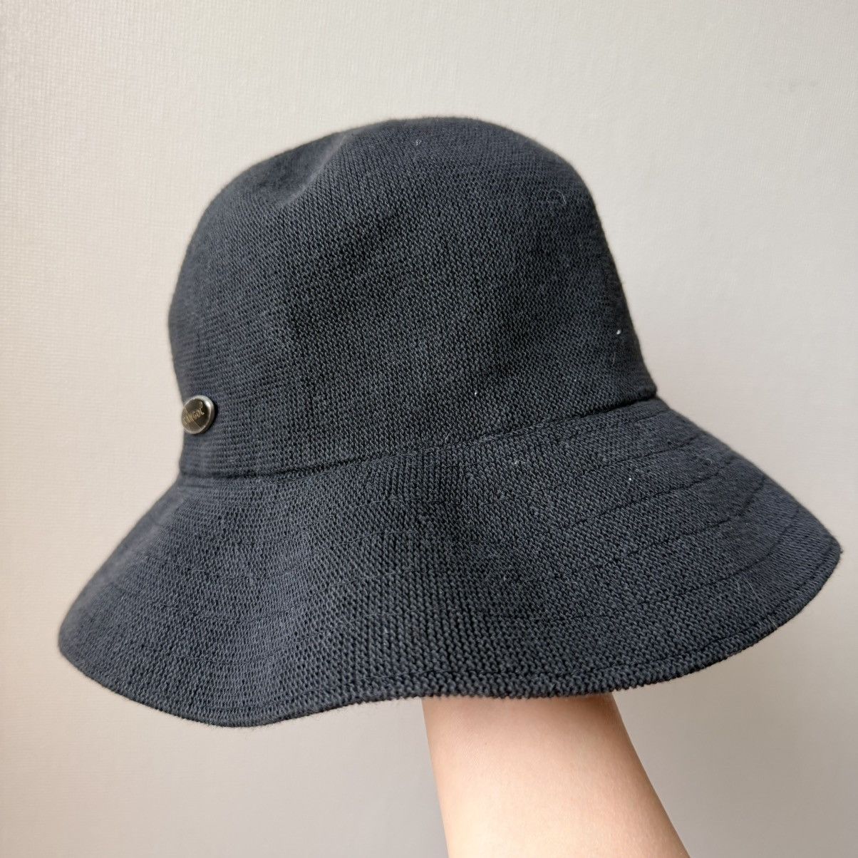 Kangol Kangol Cotton Crusher Bucket Hat Black England Metal Logo Size ONE SIZE - 6 Thumbnail