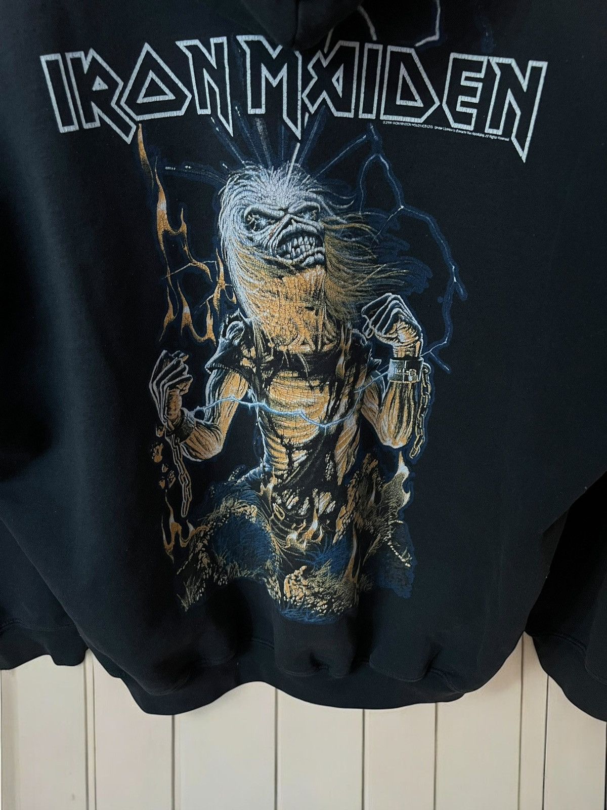 Band Tees × Iron Maiden × Vintage OFFER! IRON MAIDEN 2003 LIVE AFTER DEATH ALBUM HOODIE HOODED Size US M / EU 48-50 / 2 - 5 Thumbnail