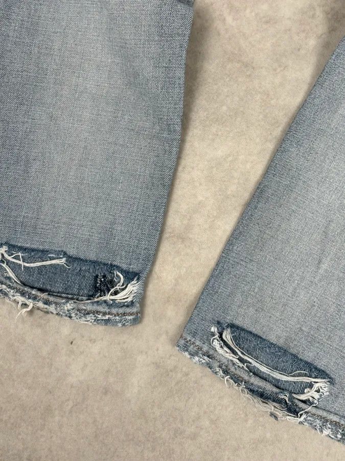 Dolce & Gabbana AW2005 Dolce & Gabbana Grey Denim Batman Graphic Distressed Jeans Size US 32 / EU 48 - 13 Thumbnail