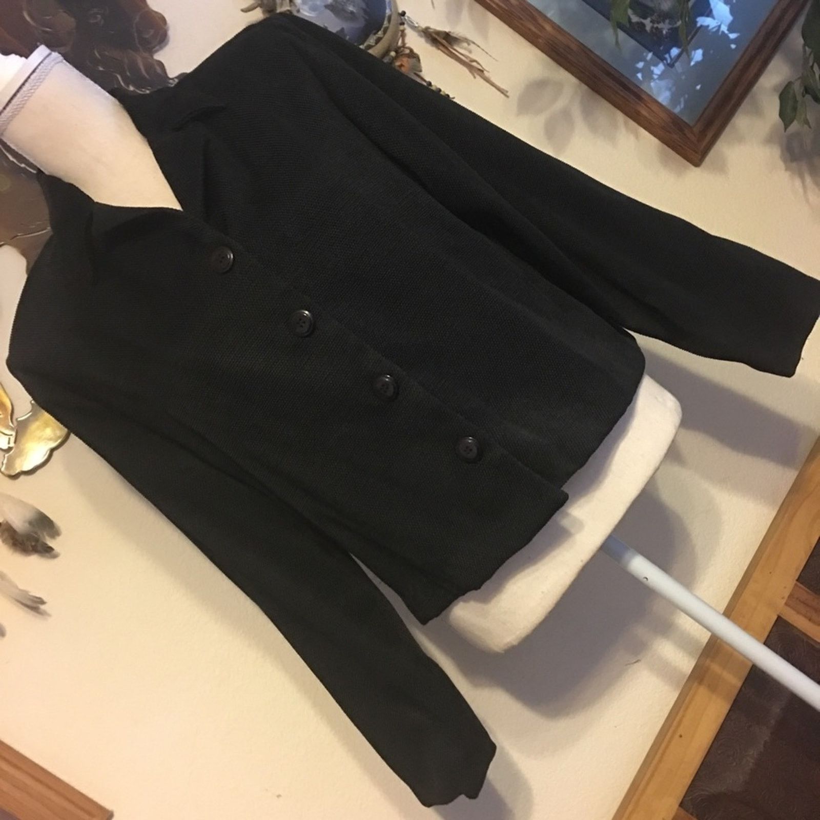 Other First Option black textured jacket M Size M / US 6-8 / IT 42-44 - 2 Thumbnail