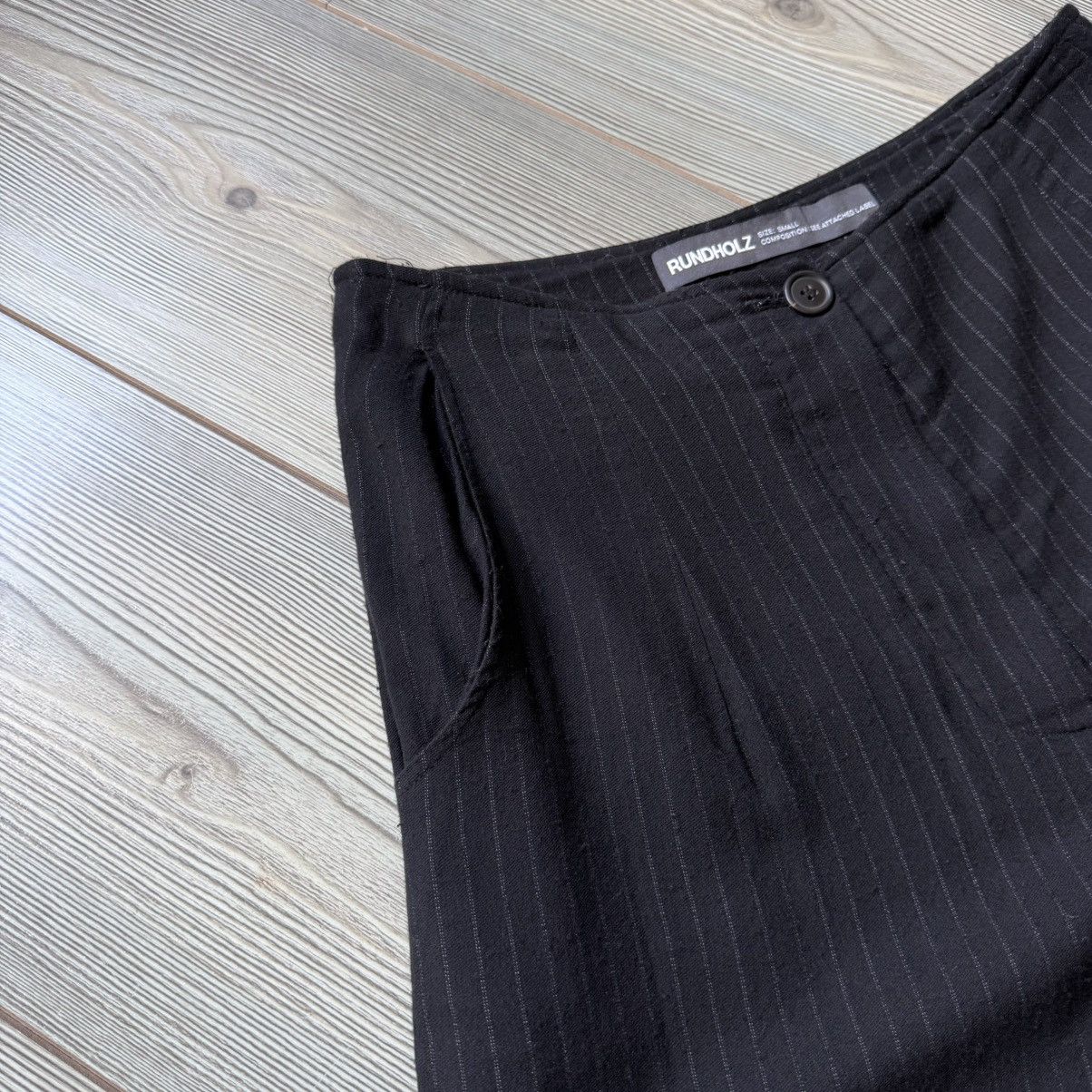 Rundholz Rundholz Avantgarde Wide Leg Striped Trousers Size 26" / US 2 / IT 38 - 5 Thumbnail