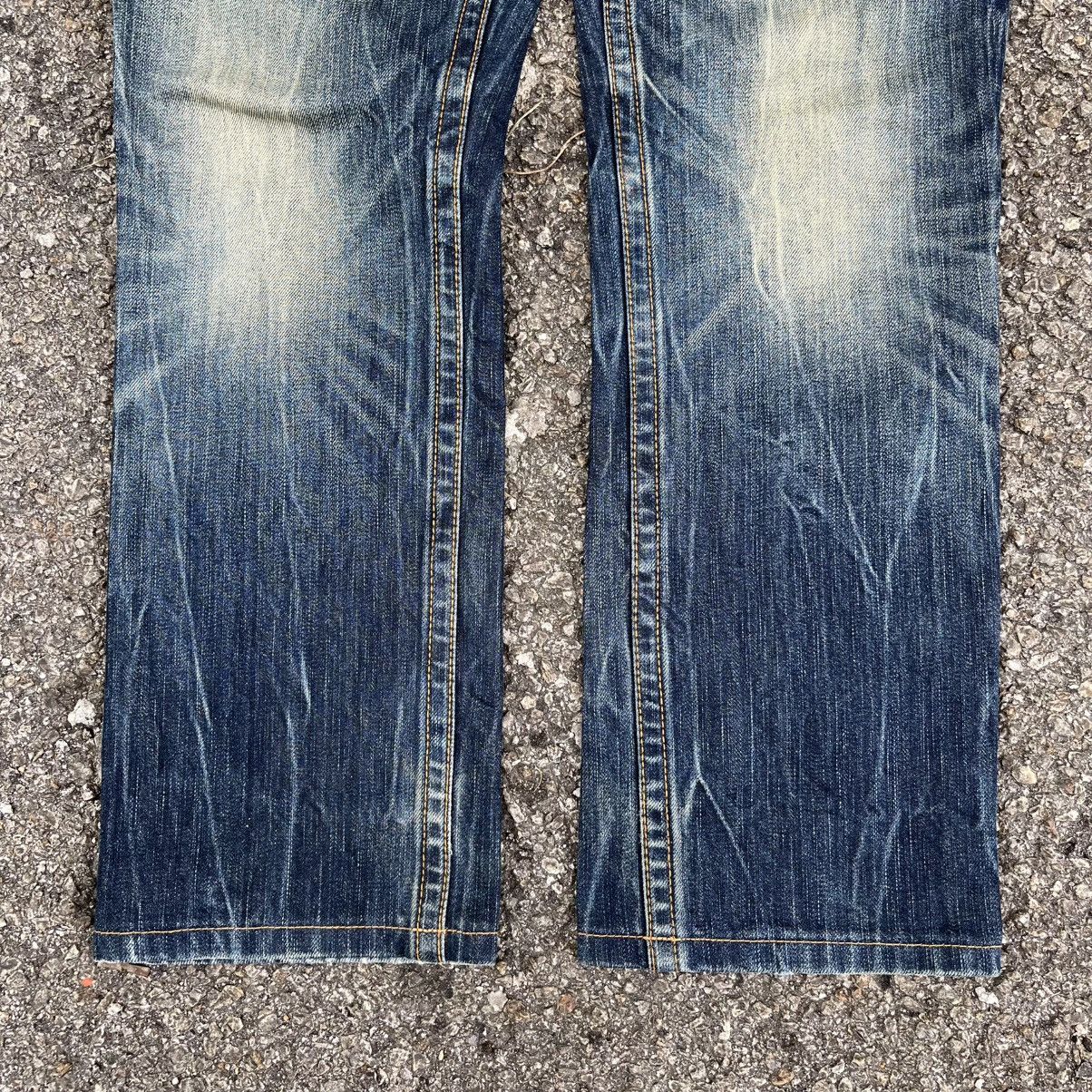 Hysteric Glamour Cloud72 Clawmark Rusty Mudwash Denim Affliction Skulls Jeans Size US 30 / EU 46 - 3 Thumbnail