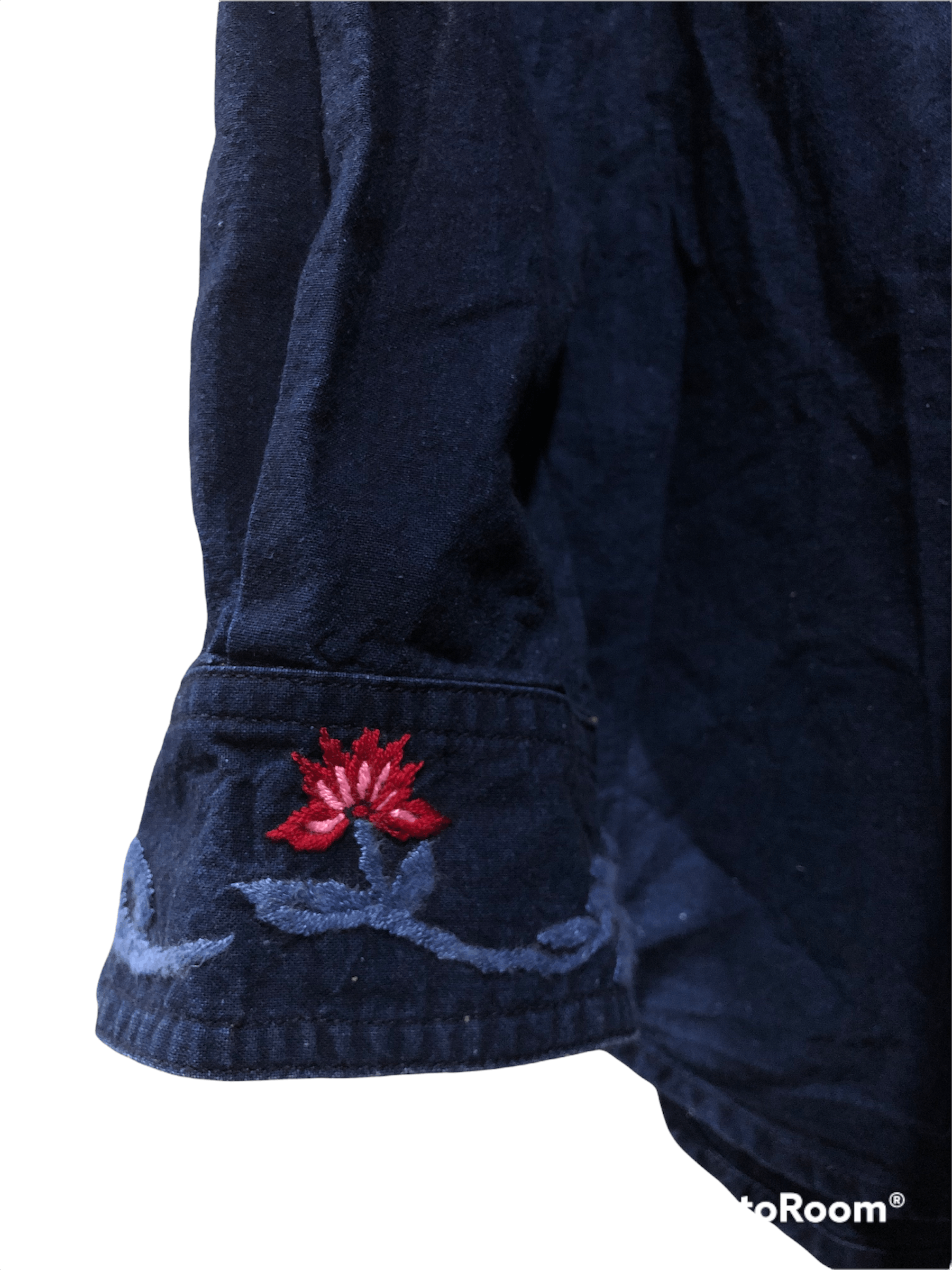 Indigo Gaijin Made Indigo Embroidered Work Shirt Size US M / EU 48-50 / 2 - 3 Thumbnail