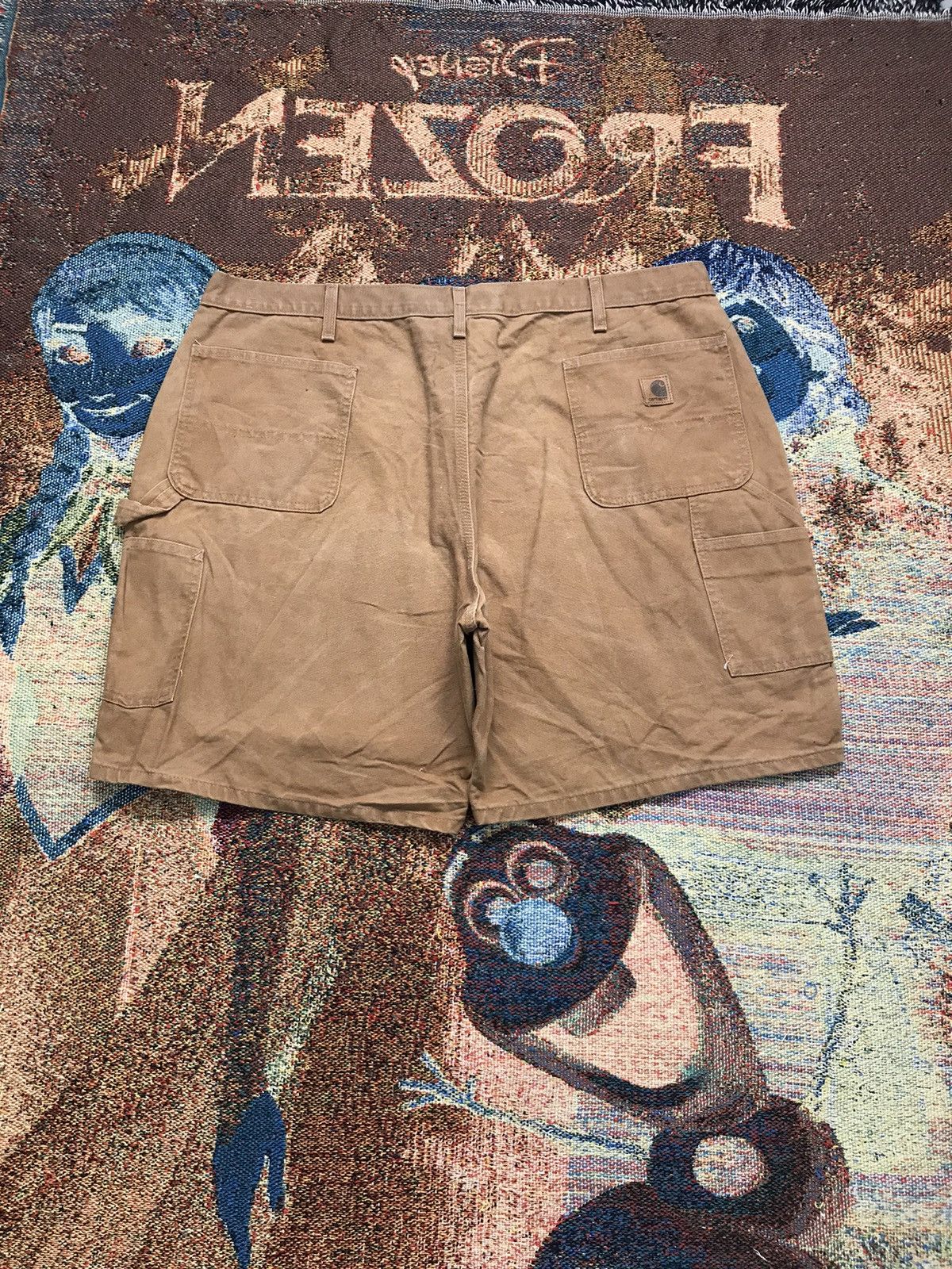 Carhartt Vintage Carhartt B25 BRN carpenter short Size US 42 / EU 58 - 2 Thumbnail