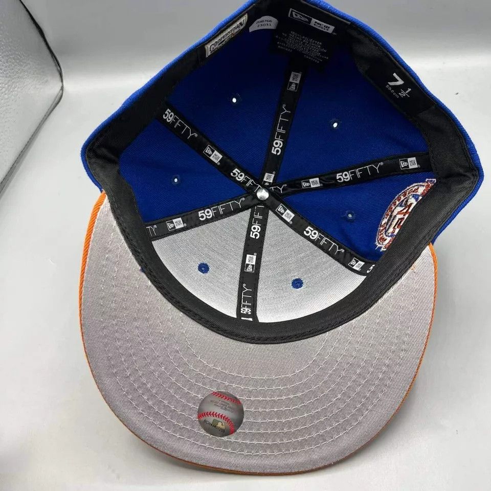 New Era Houston Astros Hat Men 7 1/2 59Fifty New Era MLB Fitted Cap Size ONE SIZE - 2 Thumbnail