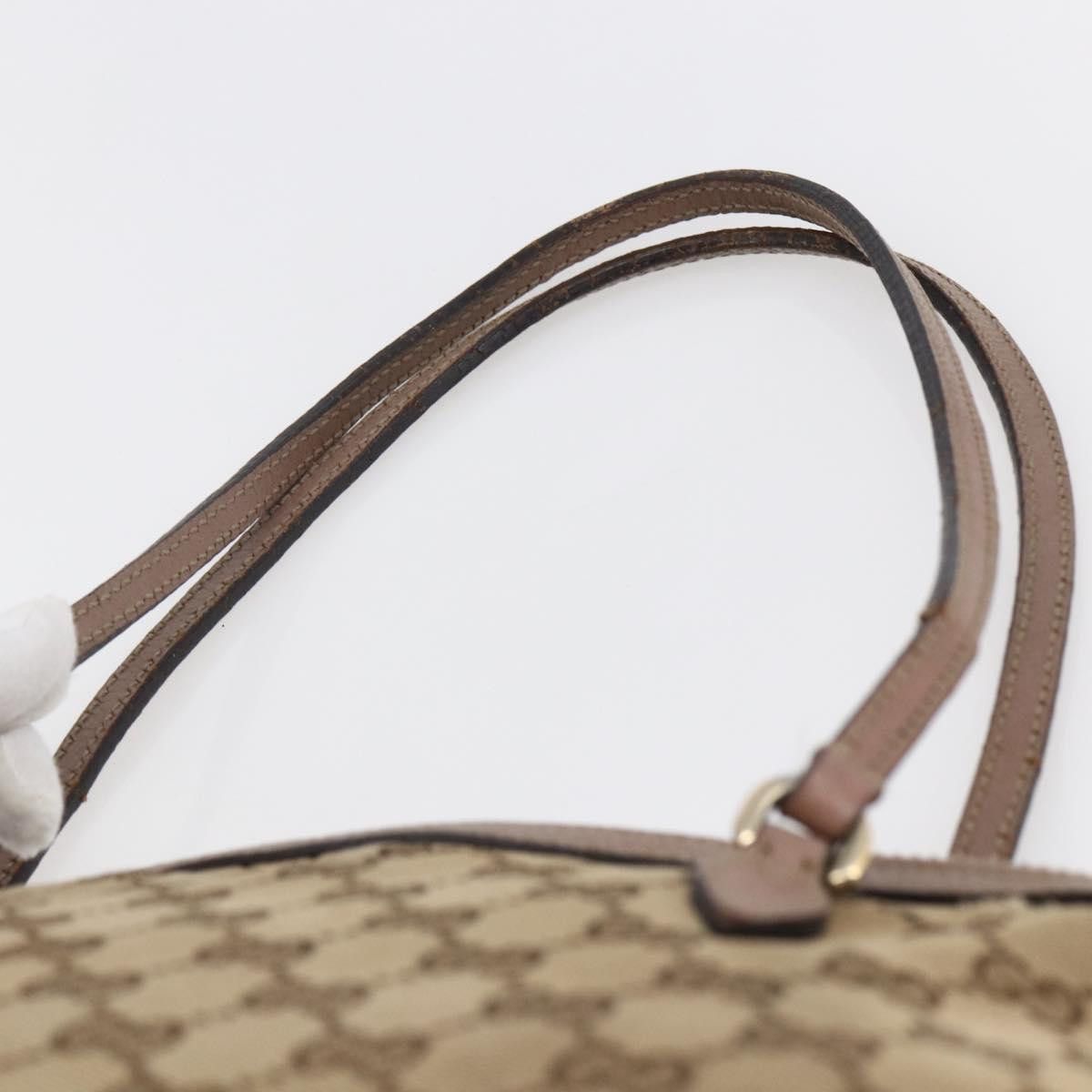 Gucci GUCCI GG Canvas Shoulder Bag Beige Gold Size ONE SIZE - 8 Thumbnail