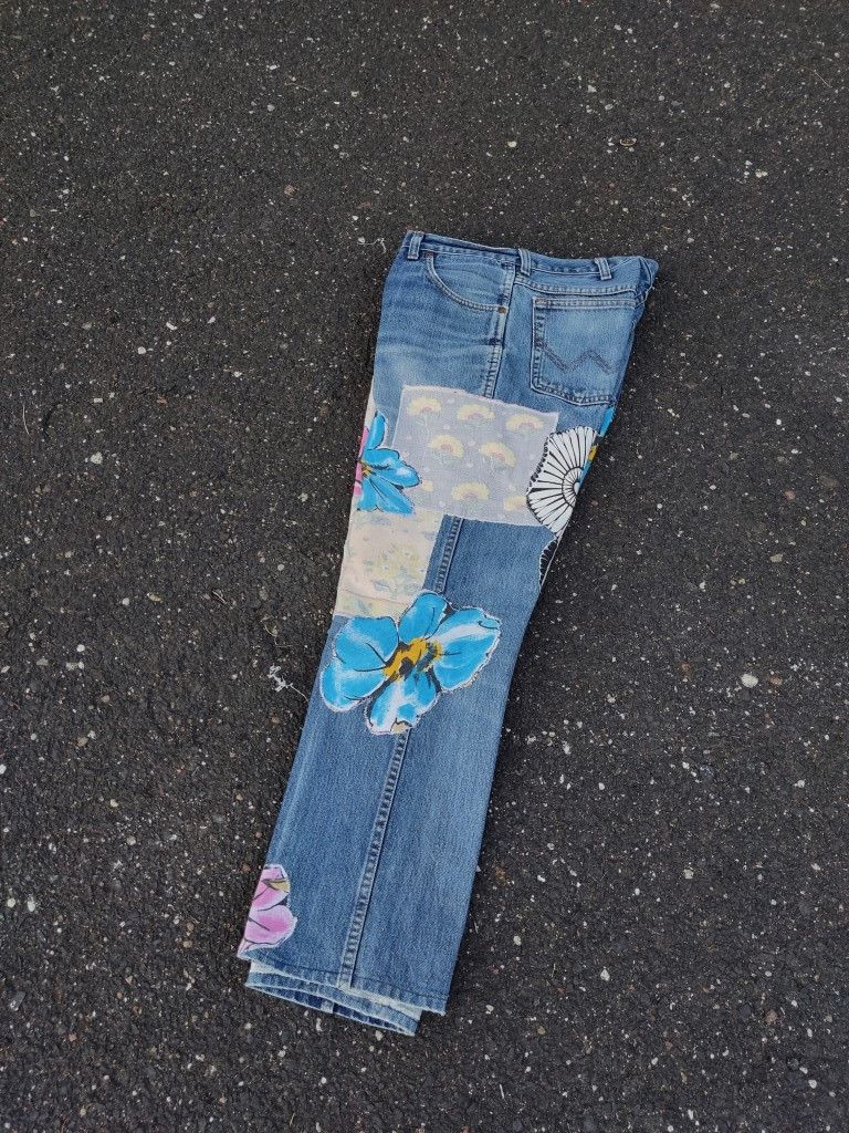Kapital × Number (N)ine × Vintage Vintage Kapital Inspired Repaired Denim Saschiko Patchwork Size US 34 / EU 50 - 4 Thumbnail