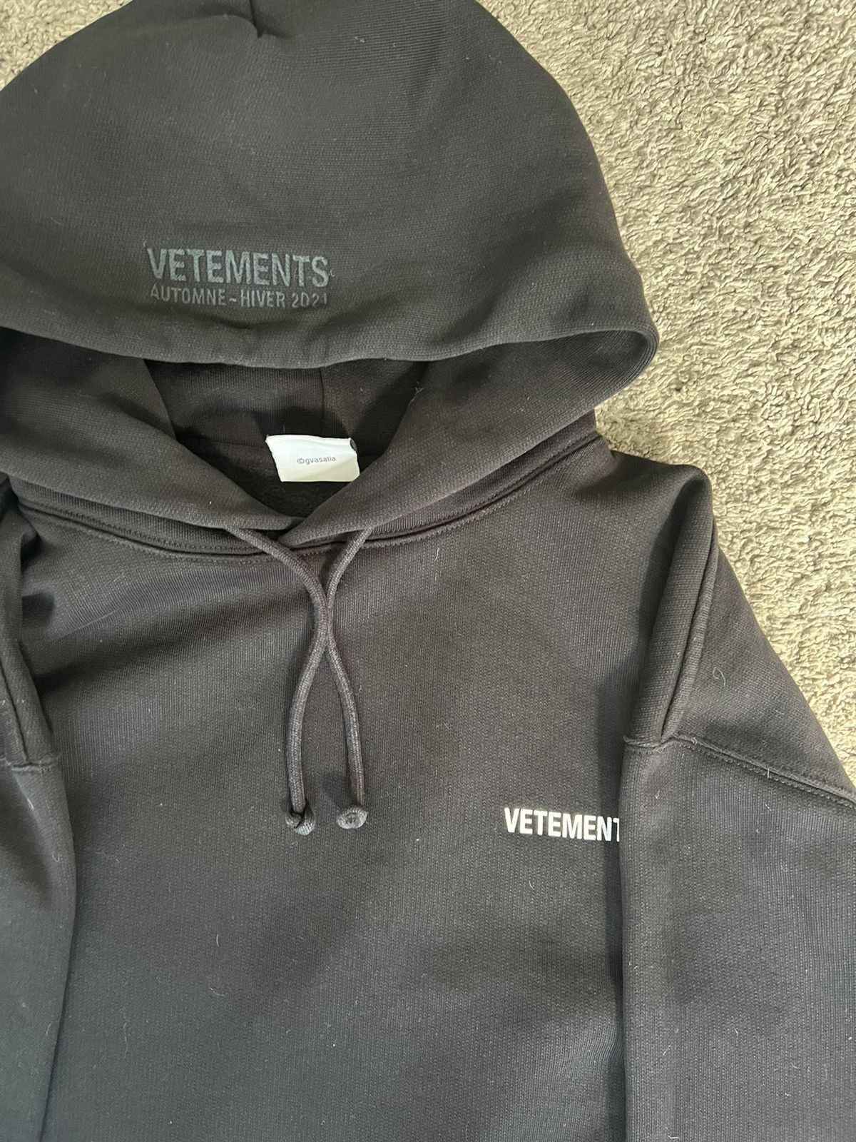 Vetements VETEMENTS logo hoodie Size US S / EU 44-46 / 1 - 4 Thumbnail