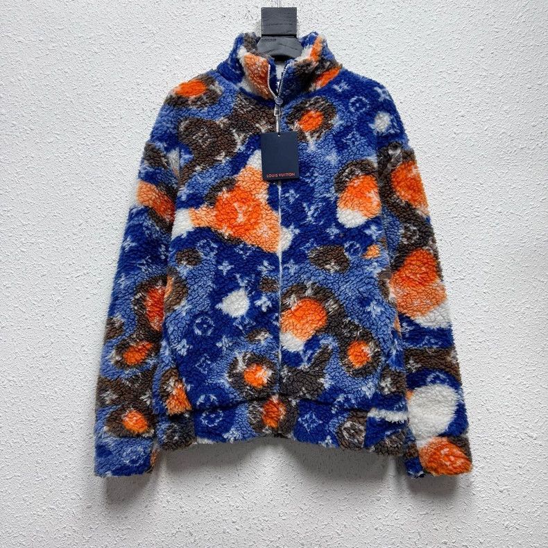 LOUIS VUITTON Presbyopic tie-dyed teddy jacket 2501-Nextarr