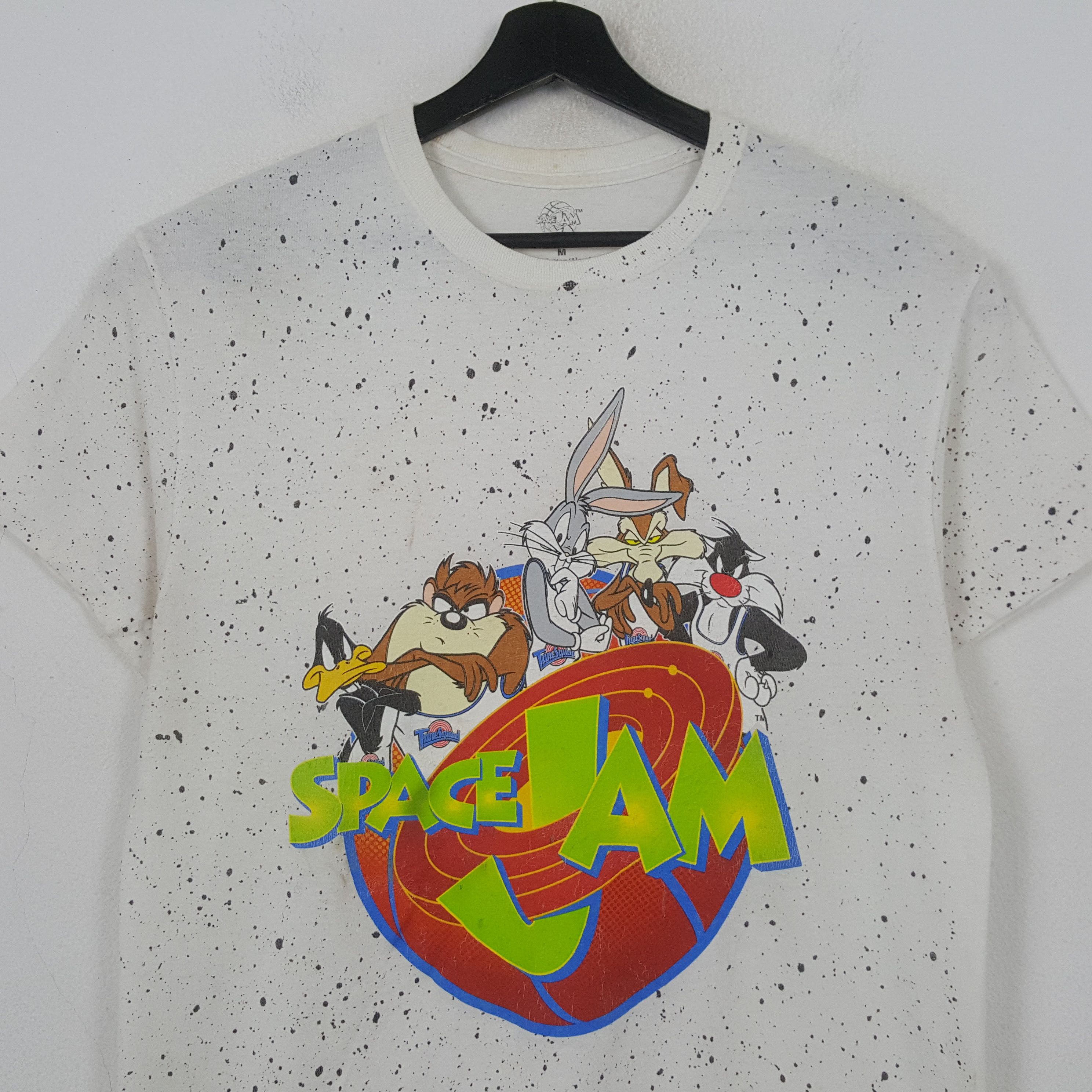 Vintage Space Jam Cartoon Tshirt RR24 Size US M / EU 48-50 / 2 - 2 Thumbnail
