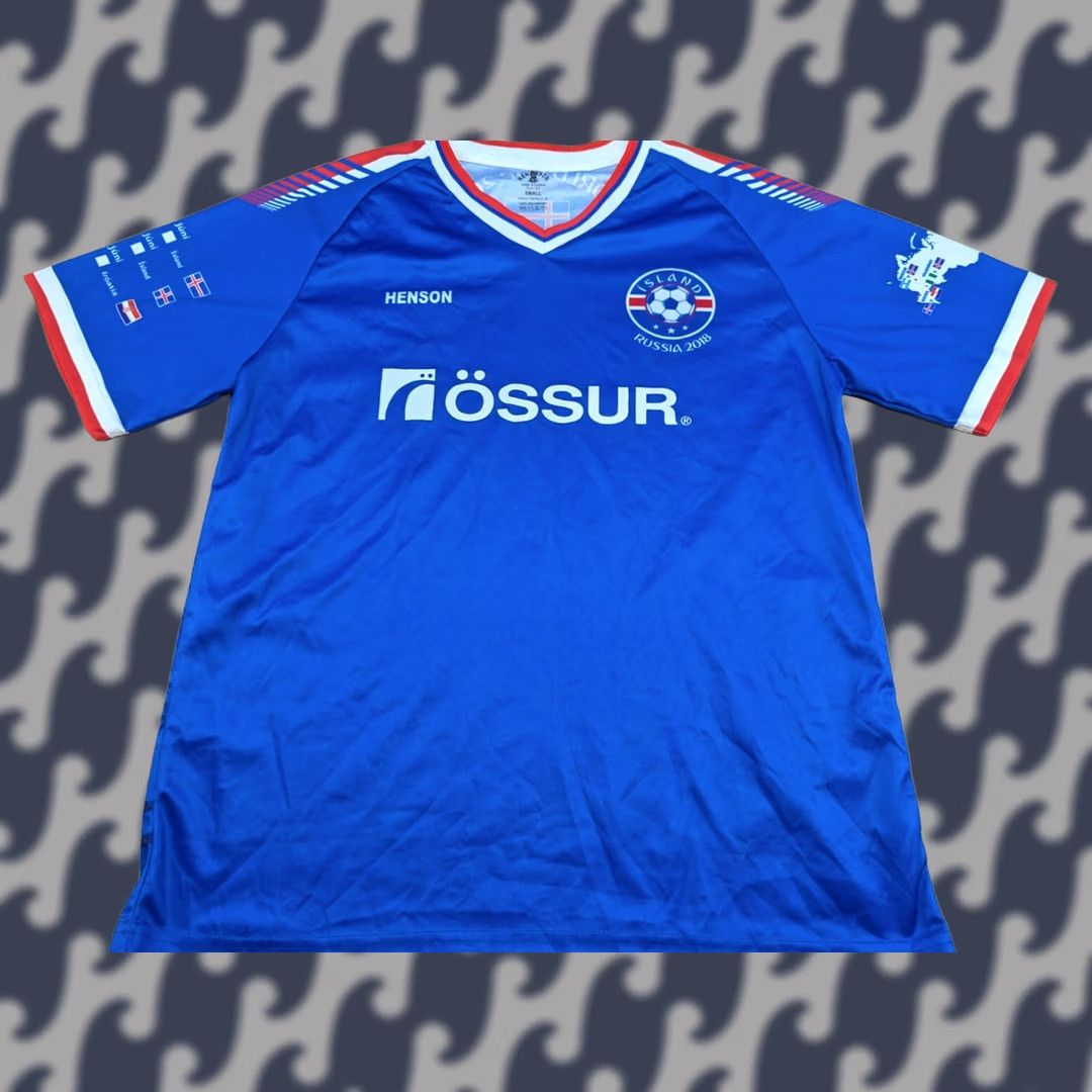Henson Henson Iceland 2018 Russia World Cup Jersey Shirt Adult S Blue Football Size US S / EU 44-46 / 1 - 1 Thumbnail