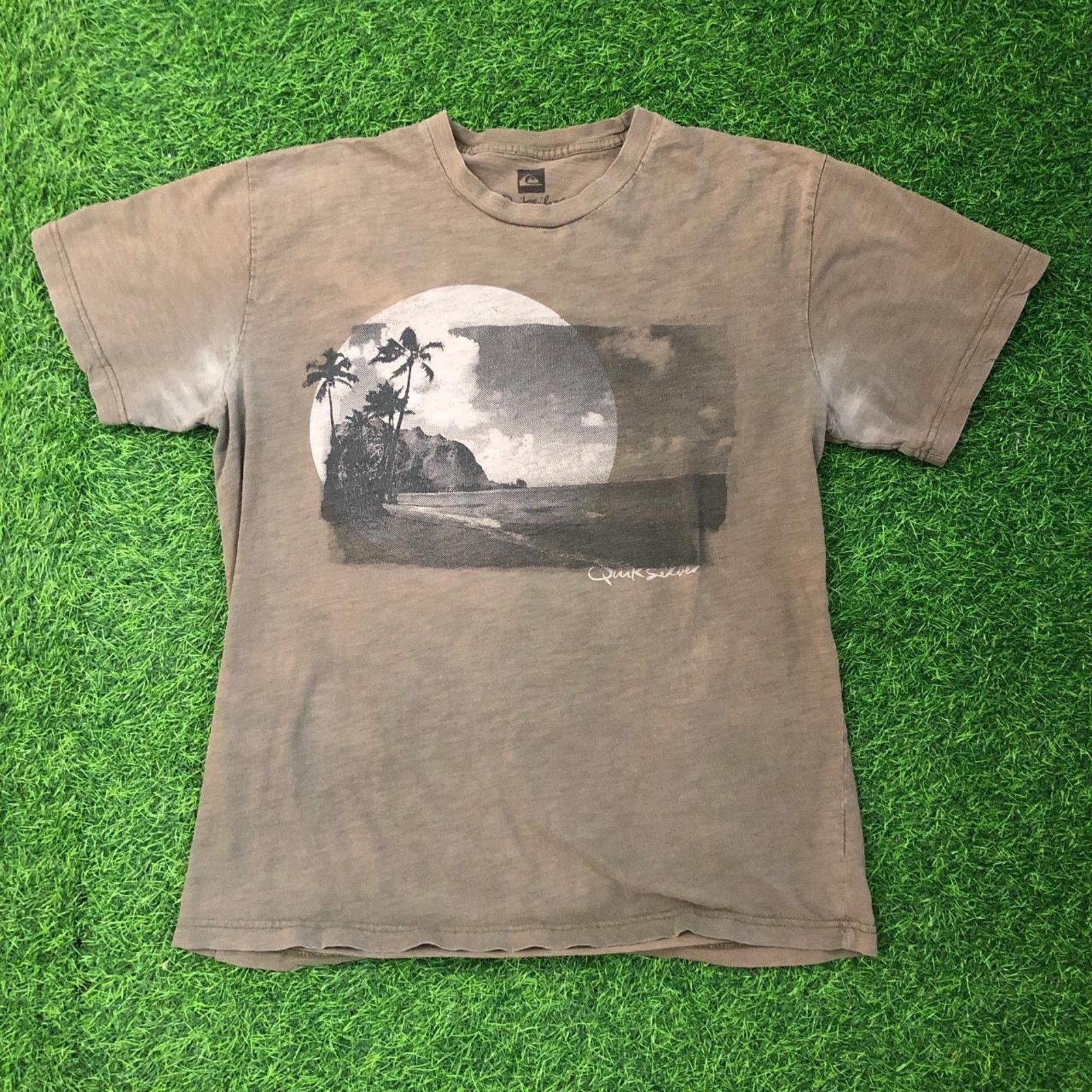 Quiksilver Olive Quicksilver Ocean Views Graphic Tee Size US L / EU 52-54 / 3 - 1 Thumbnail