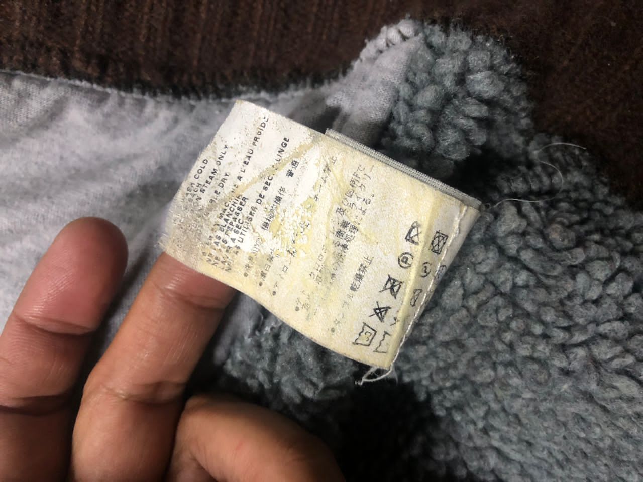 Napapijri Napapijri Knit Hooded Zipper Jacket Sherpa Native Sleeve Size US M / EU 48-50 / 2 - 15 Thumbnail
