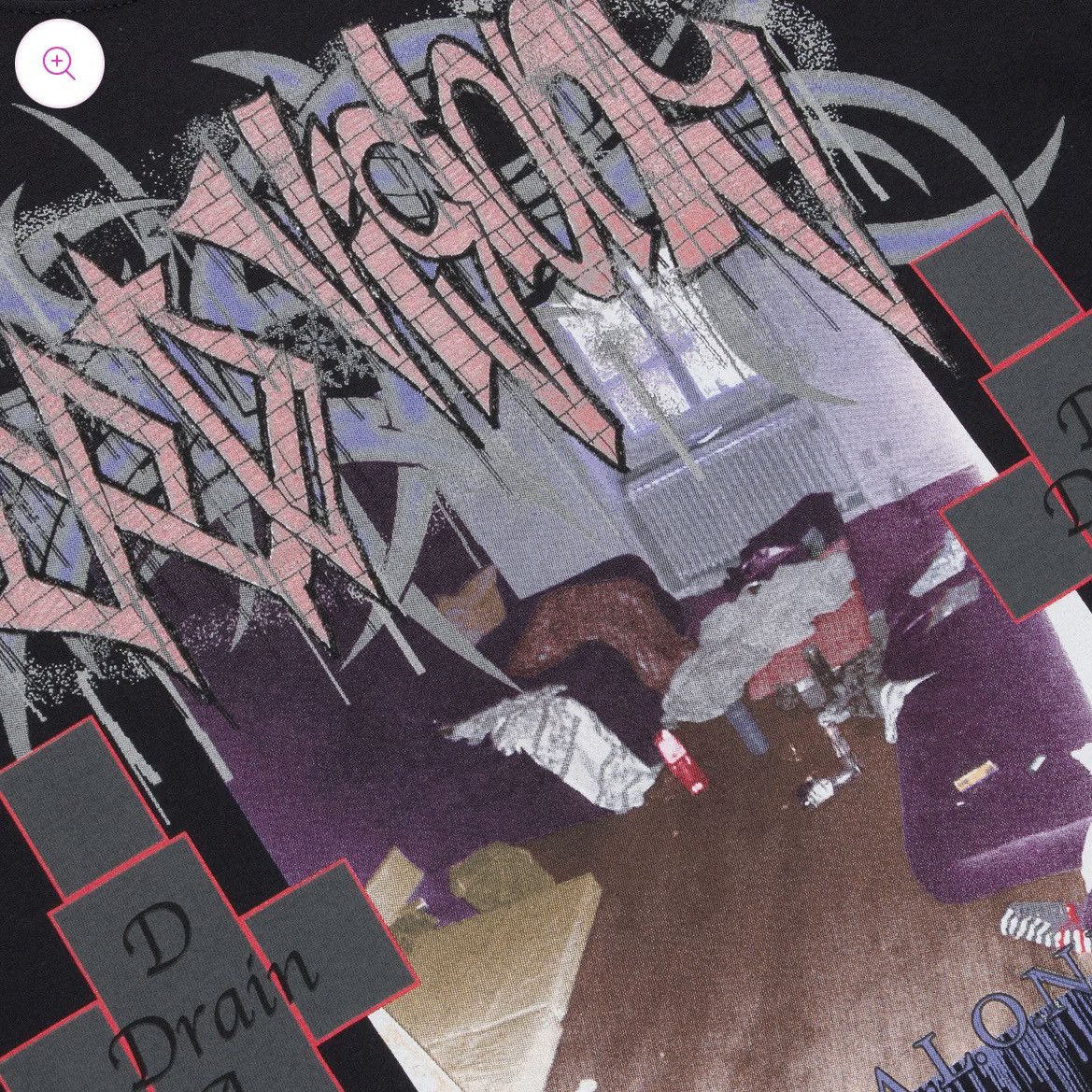 Drain Gang Bladee Cold Visions Black 32 T Shirt Size US L / EU 52-54 / 3 - 3 Thumbnail