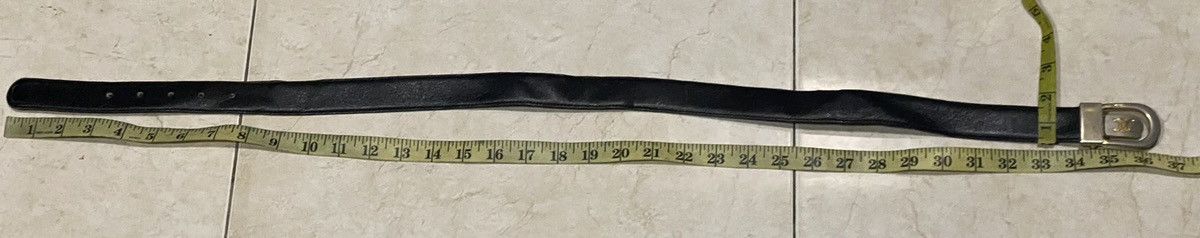 Celine × Vintage CELINE LEATHER BELT Size 36 - 4 Thumbnail