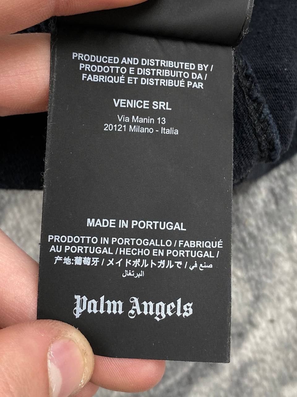 Palm Angels Palm Angels London Sprayed Logo T-shirt Men Size M Black Size US M / EU 48-50 / 2 - 8 Thumbnail