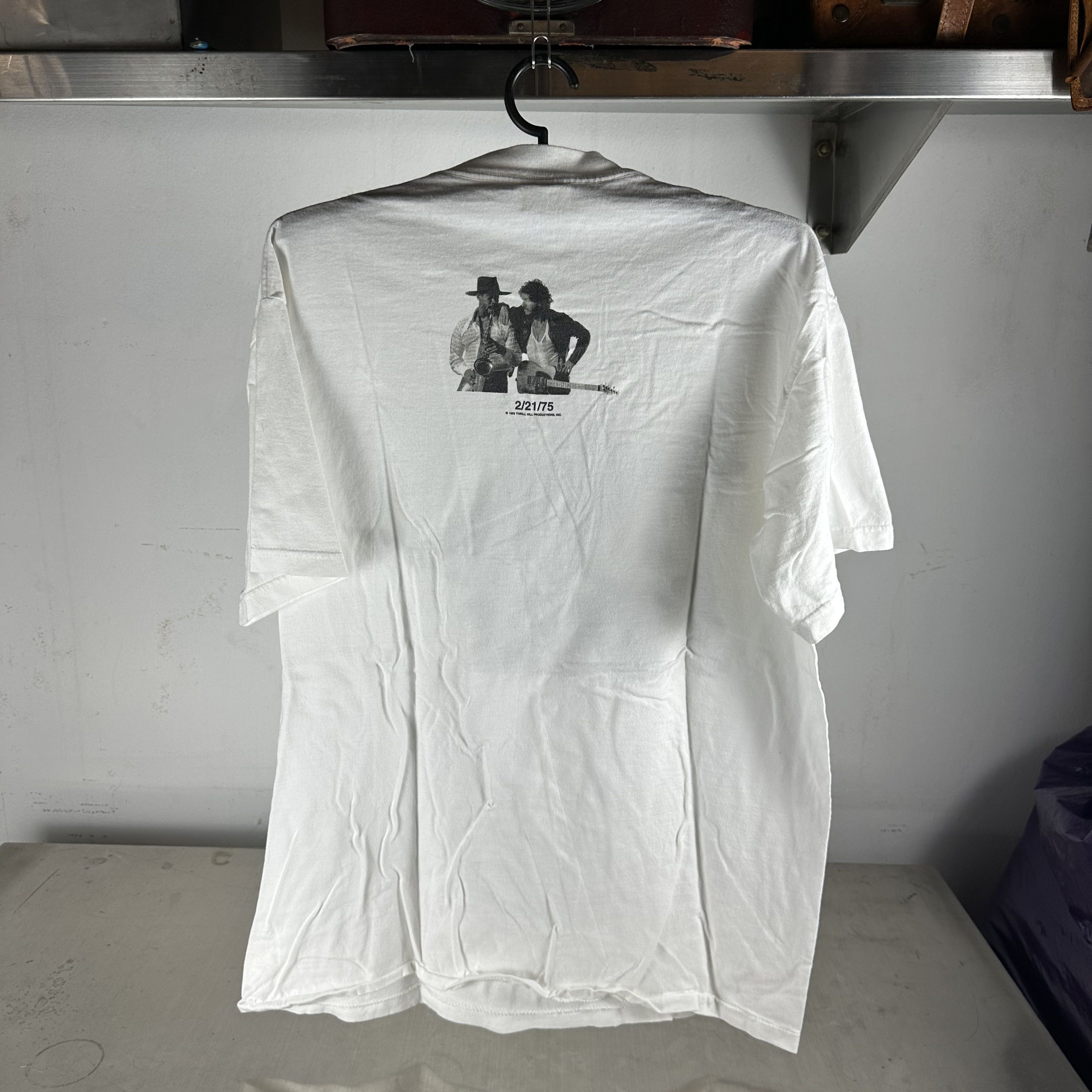 Vintage 1999 Bruce Springsteen Born To Run Tour Concert T-Shirt Size US XL / EU 56 / 4 - 3 Thumbnail