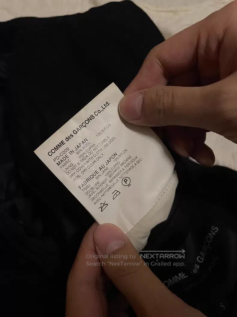 Comme des Garcons Comme Des Garcons Horn button wool tweed coat Size S / US 4 / IT 40 - 6 Thumbnail