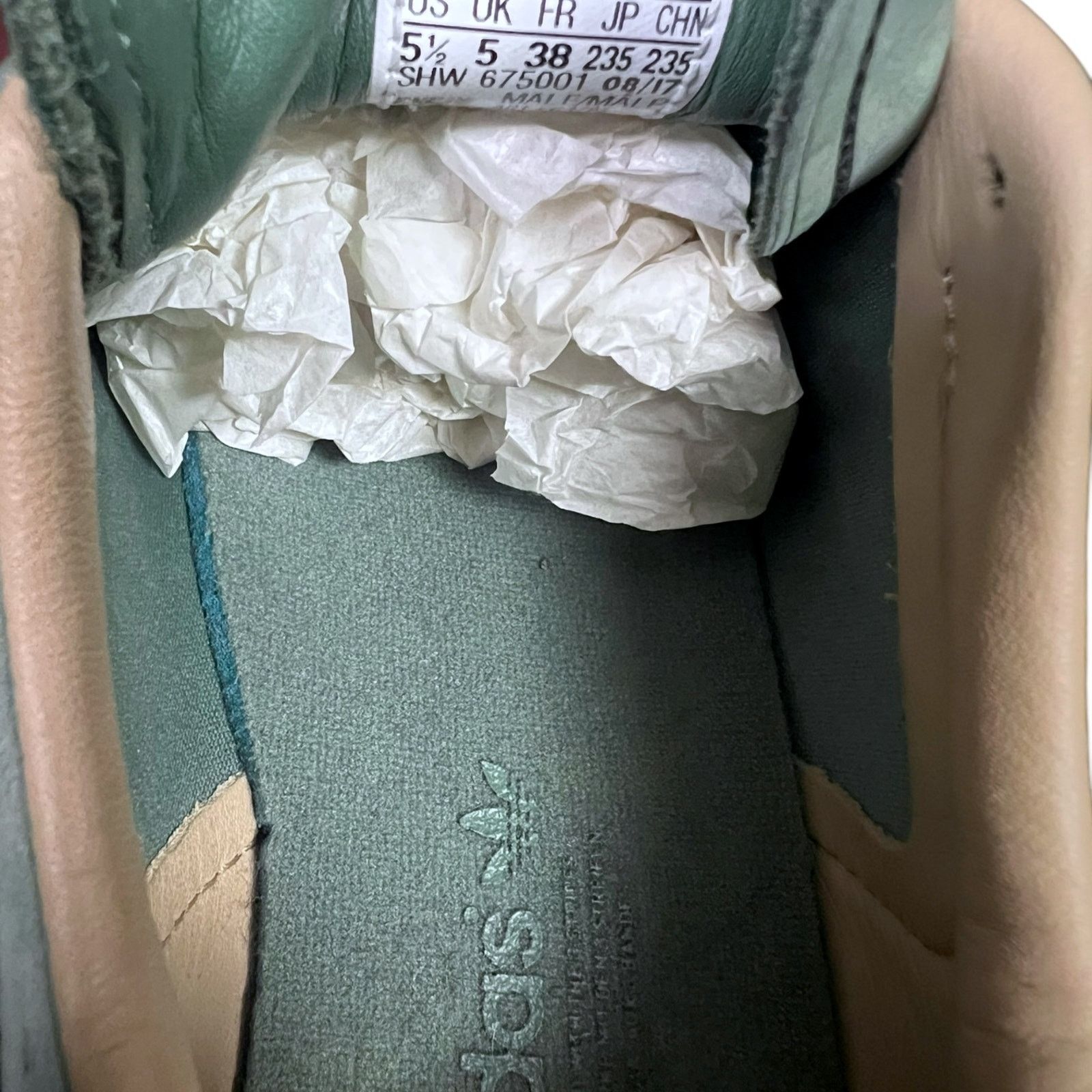 Adidas Adidas Originals Decon Gazelle Green Suede Mens 5.5 Sneakers Size US 5.5 / EU 38 - 7 Thumbnail