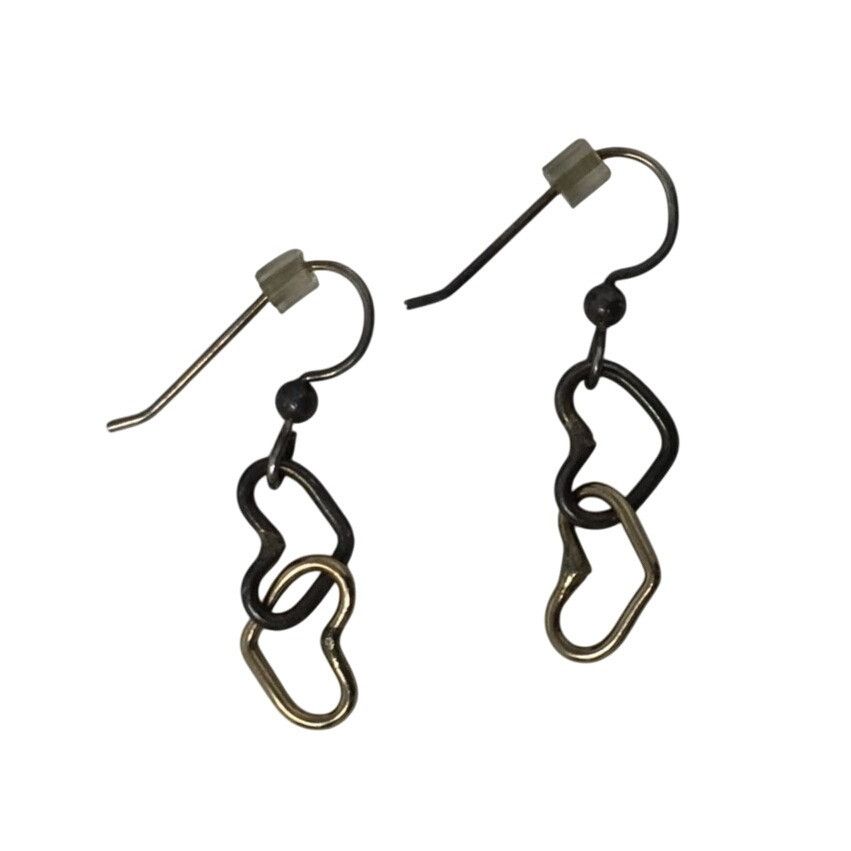 Other Women's/Girl's Double Heart Dangle Earrings Size ONE SIZE - 1 Thumbnail