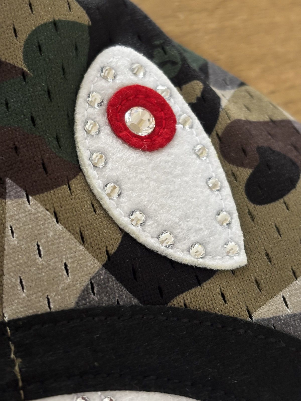 Bape Ape bape sta over print 1st camo mesh shark cropped hoodie Size US L / EU 52-54 / 3 - 4 Thumbnail