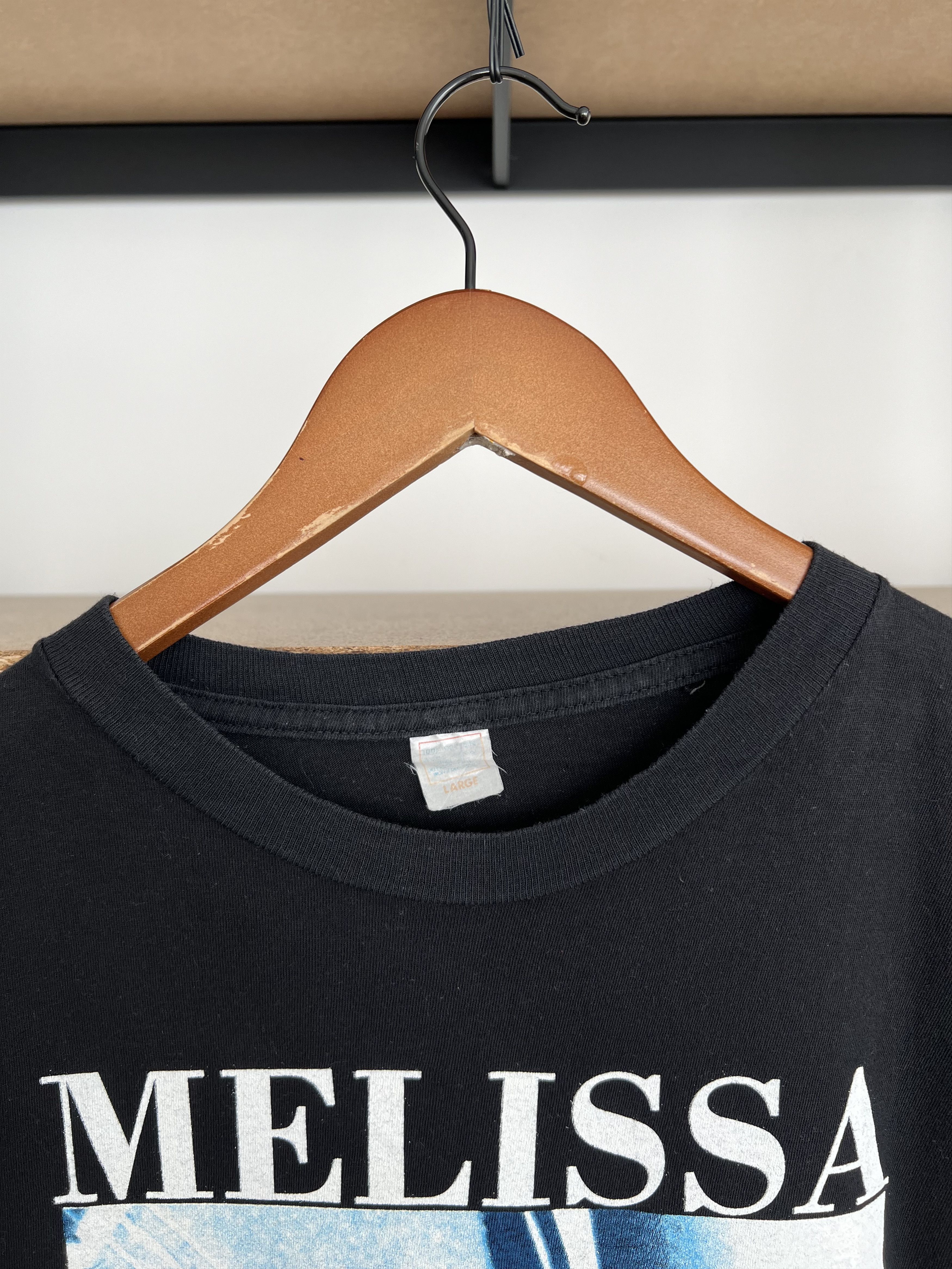 Band Tees Vintage 1992 Melissa Etheridge Never Enough Black T-shirt Size US L / EU 52-54 / 3 - 8 Thumbnail