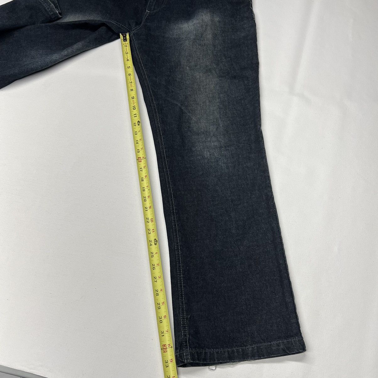 Vintage Infringement Raider Jeans Black Denim Straight Baggy Y2K Size US 40 / EU 56 - 19 Thumbnail