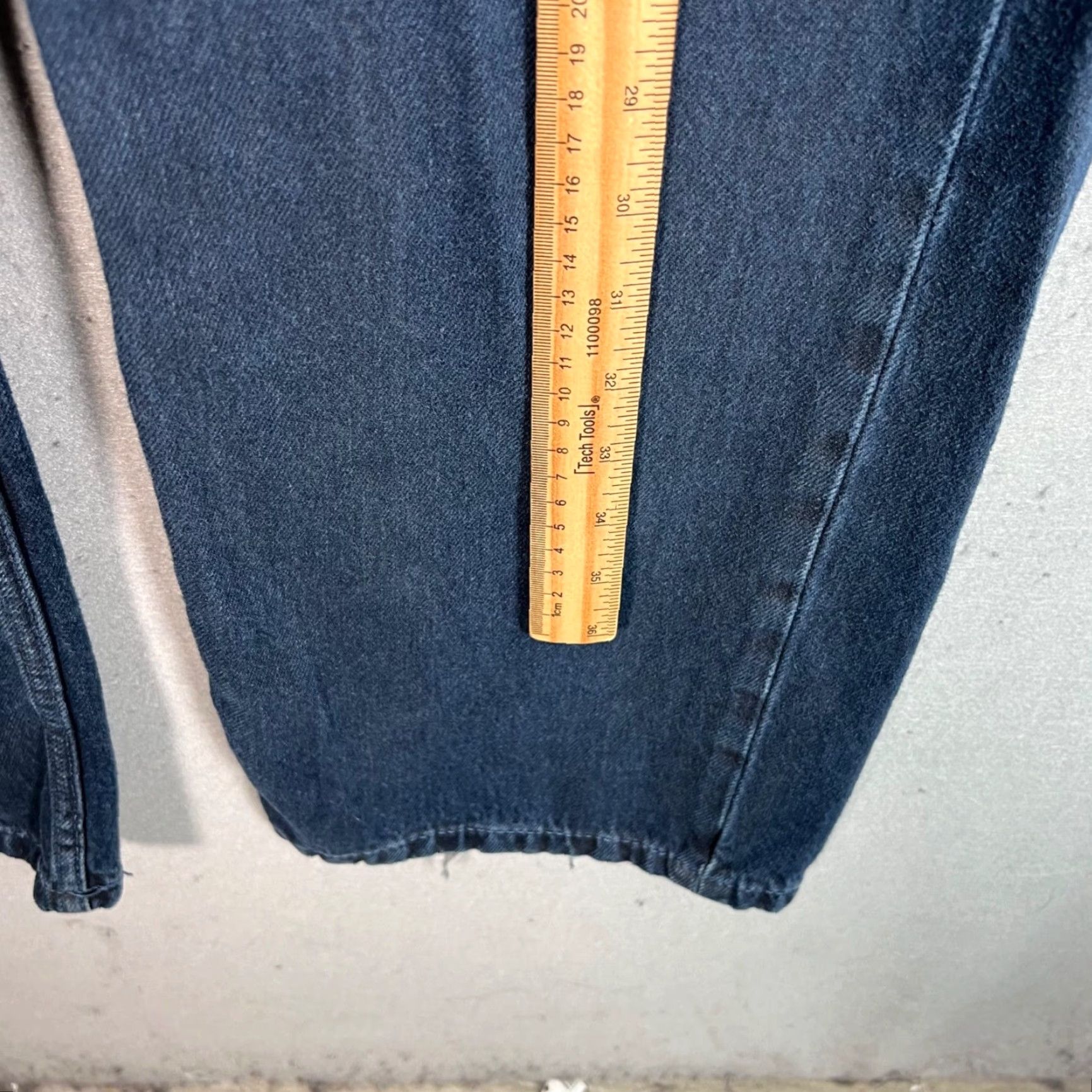 Zara Zara Womens High-Waist Straight Leg Jeans Size 0 Blue Denim 90s Size 25" / US 0 / IT 36 - 6 Thumbnail
