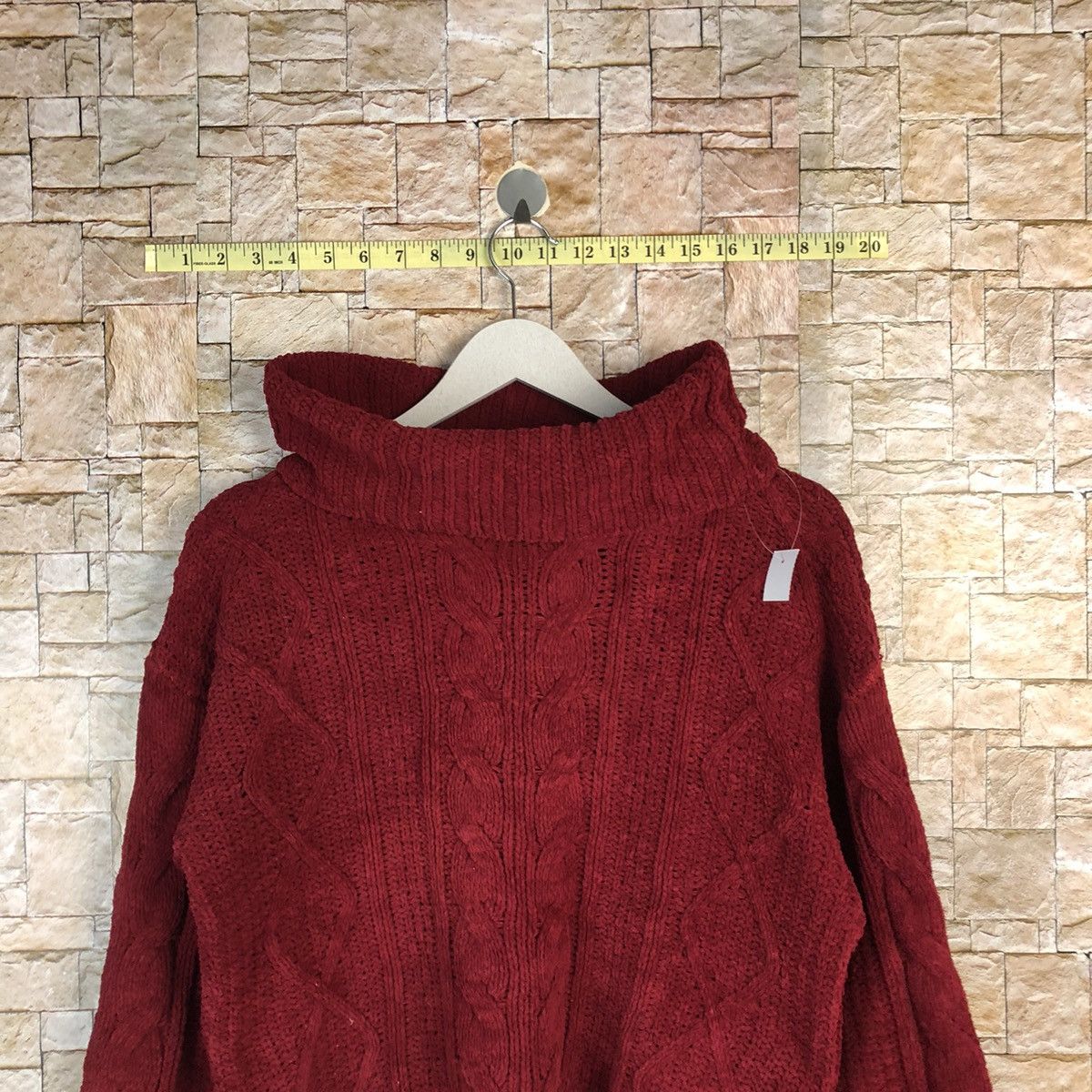 Homespun Knitwear × Japanese Brand Ingni Red japan Knitwear #A1046 Size M / US 6-8 / IT 42-44 - 2 Thumbnail