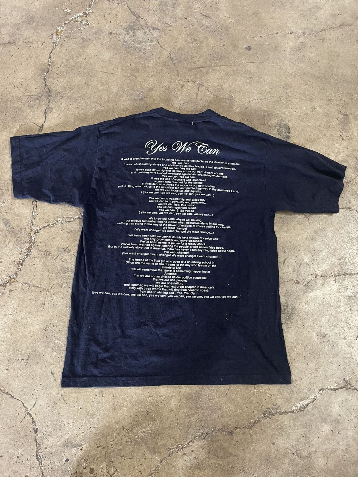 President's × Rap Tees × Vintage BARACK OBAMA YES WE CAN RAP TEE Size US XXL / EU 58 / 5 - 5 Thumbnail