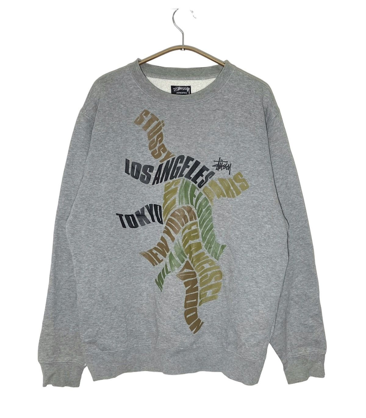 Stussy 🔥🔥Vintage STUSSY international Signature Pullover Crewneck Size US M / EU 48-50 / 2 - 1 Thumbnail