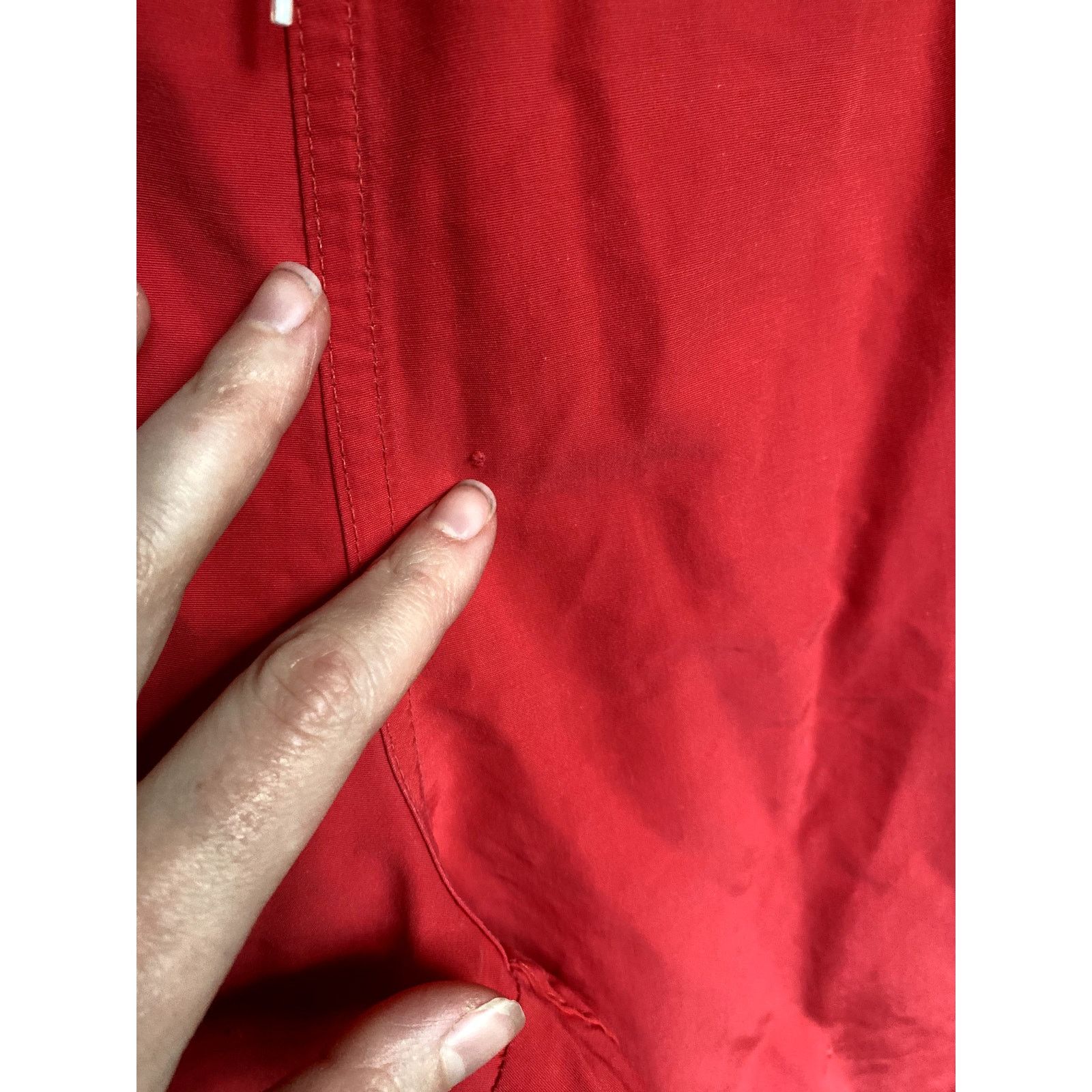 Patagonia 1990's Vintage Patagonia Red Wind Pants Men's Large Gorpcore Size US 37 - 7 Thumbnail