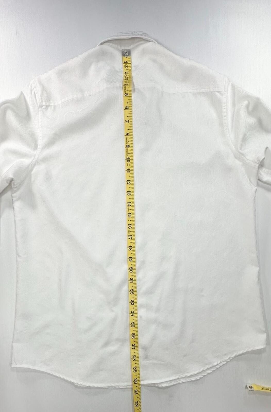 Tasso Elba Tasso Elba Cotton/Poly Button Up White Mens M 15-15.5 Size US M / EU 48-50 / 2 - 3 Thumbnail