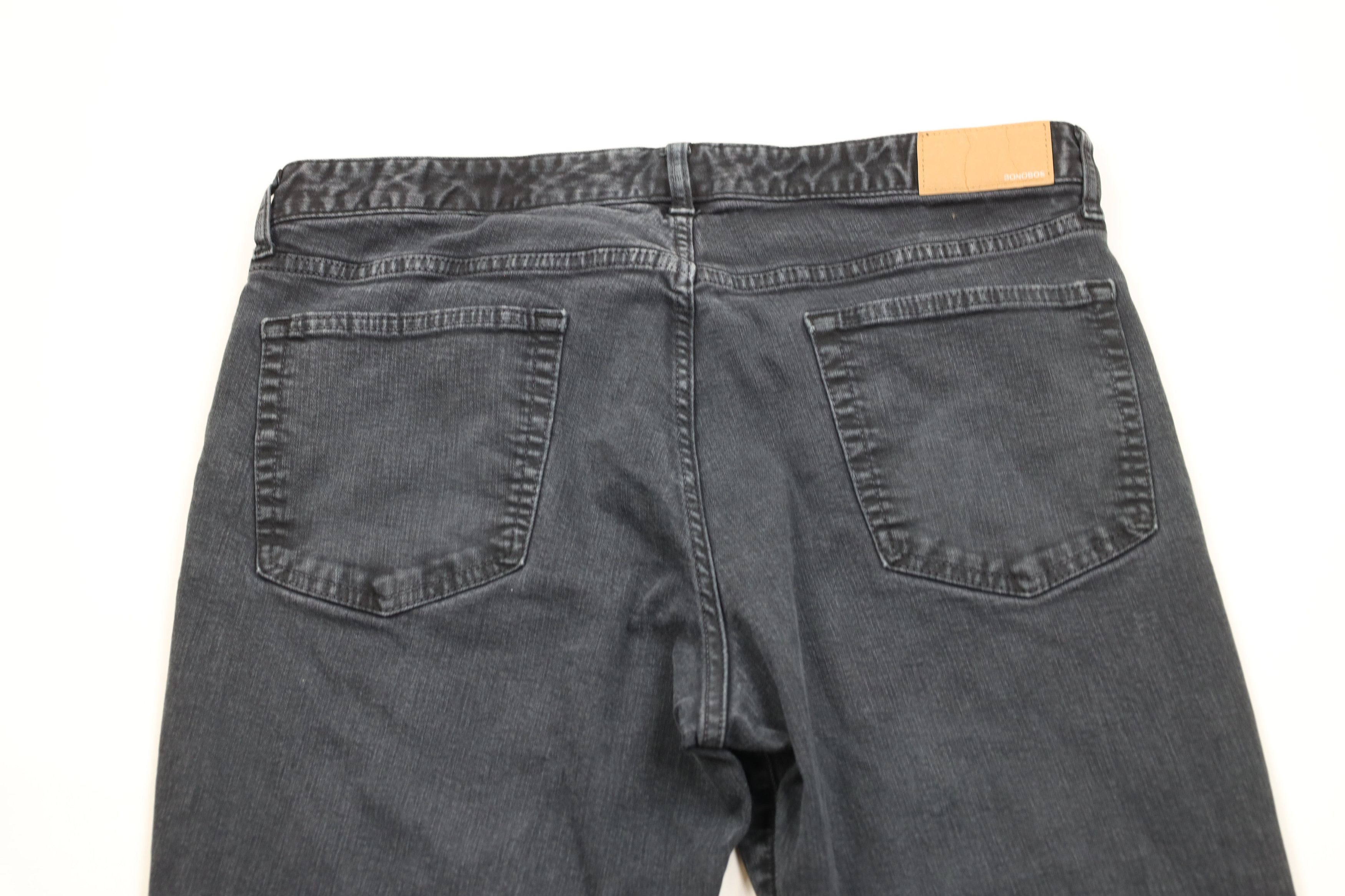Bonobos × Vintage Bonobos Stretch Athletic Fit Straight Leg Denim Jeans Black Size US 36 / EU 52 - 8 Thumbnail