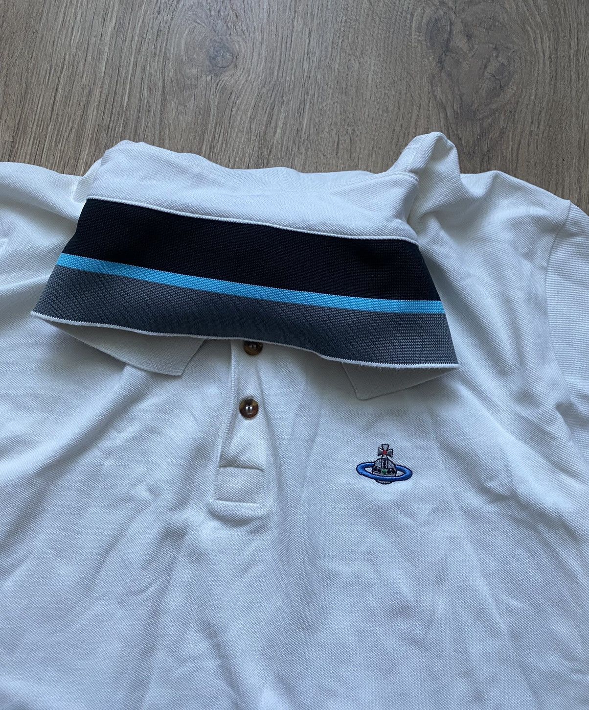 Other Vintage Vivienne Westwood Y2K Polo T-Shirt White 🐶 Size US XL / EU 56 / 4 - 3 Thumbnail