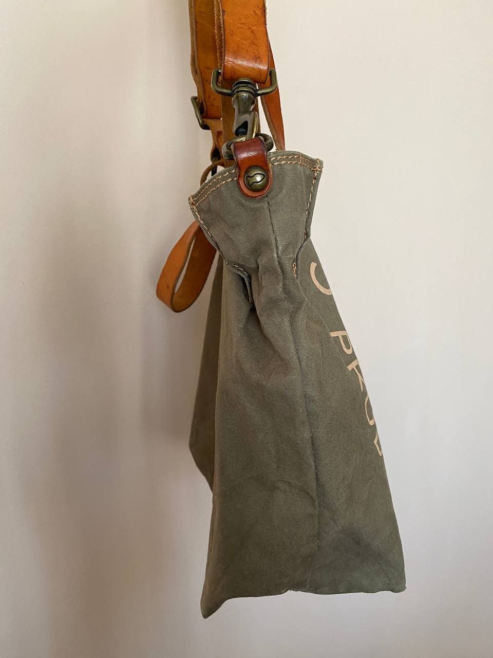 Vintage Campomaggi Teodorano Canvas/Leather Tote Shoulder Bag Size ONE SIZE - 9 Thumbnail