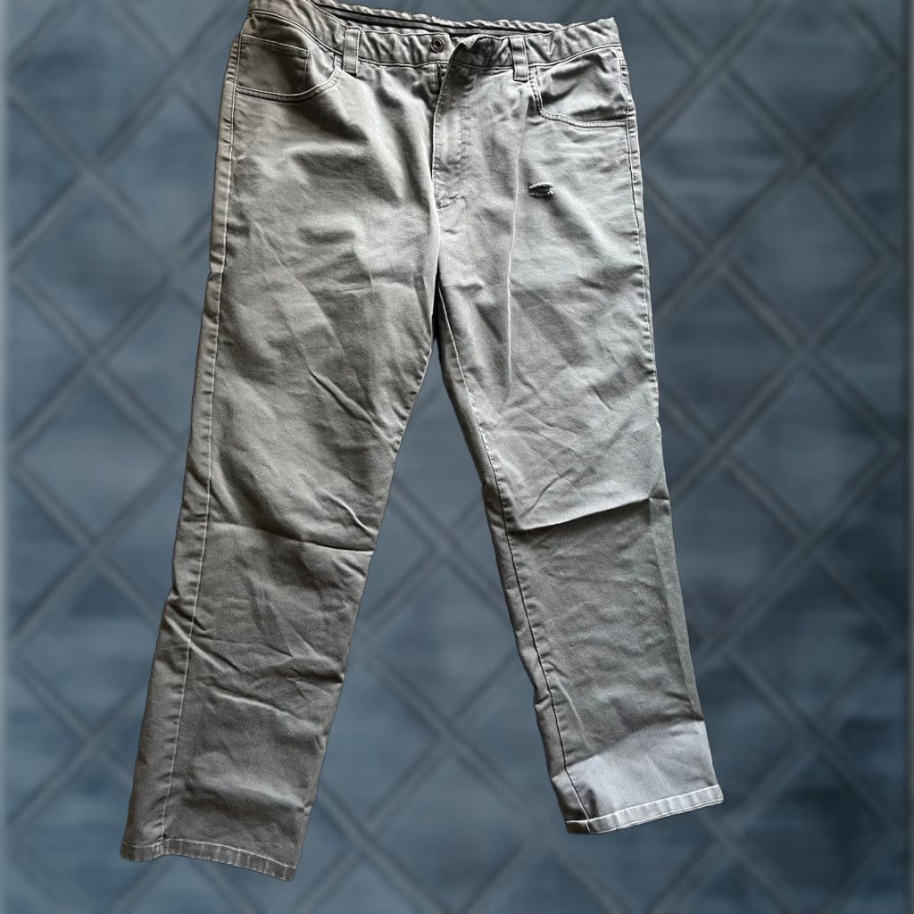 Van Heusen Van Heusen Men's Pants 36x32 Gray Slim Fit Chino Comfortable Size US 36 / EU 52 - 1 Thumbnail