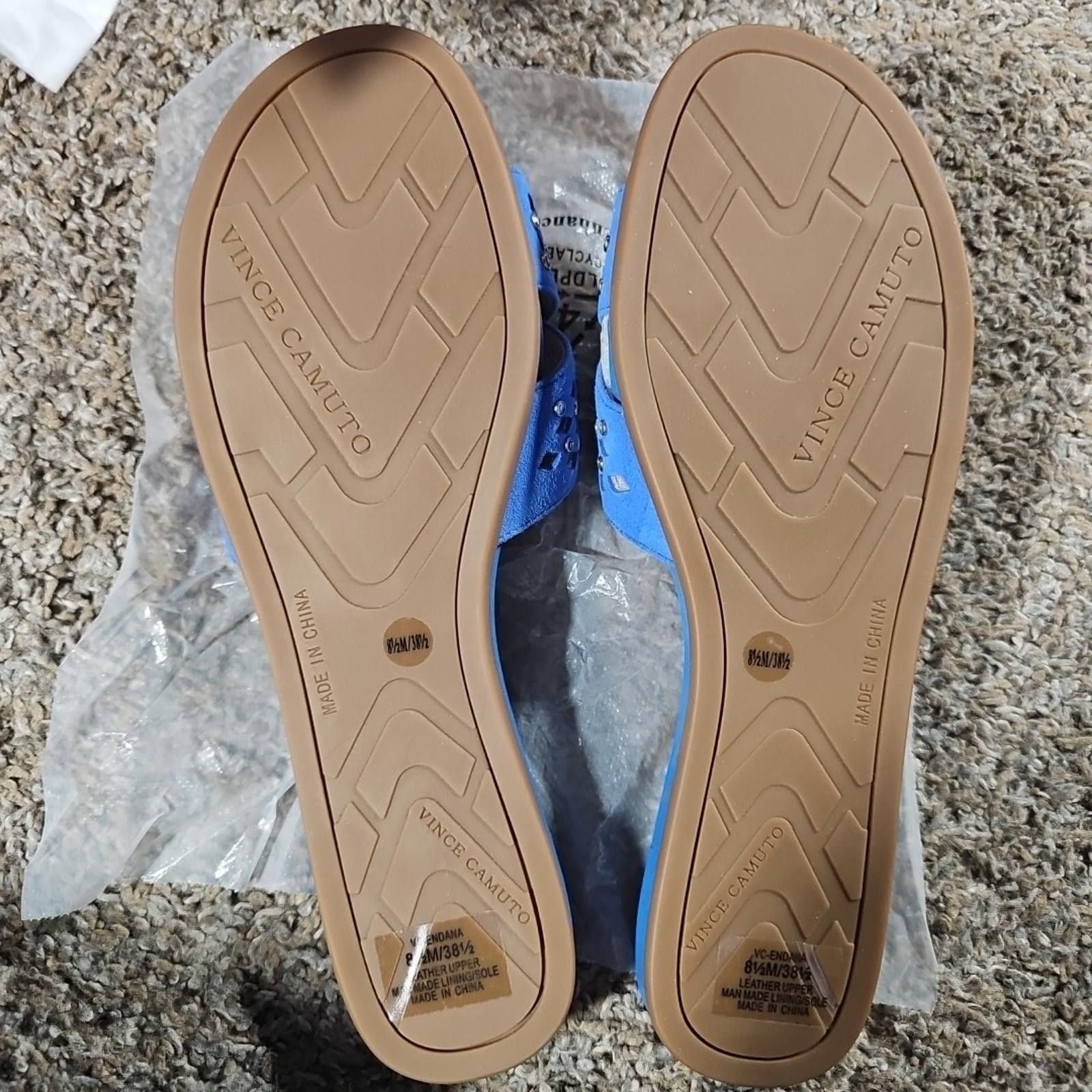 Vince Camuto vince camuto vc-endana Poolside Blue sandals 8.5M NIB NWD Size US 8.5 / IT 38.5 - 7 Thumbnail